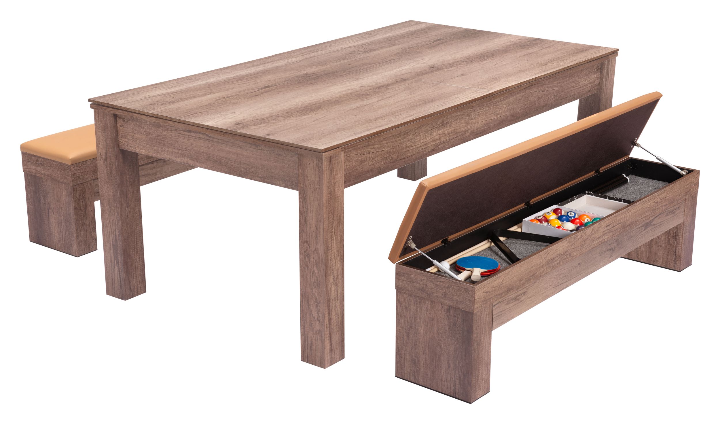 Bonker Rectangular MDF Dining/Game Table 3 in 1 