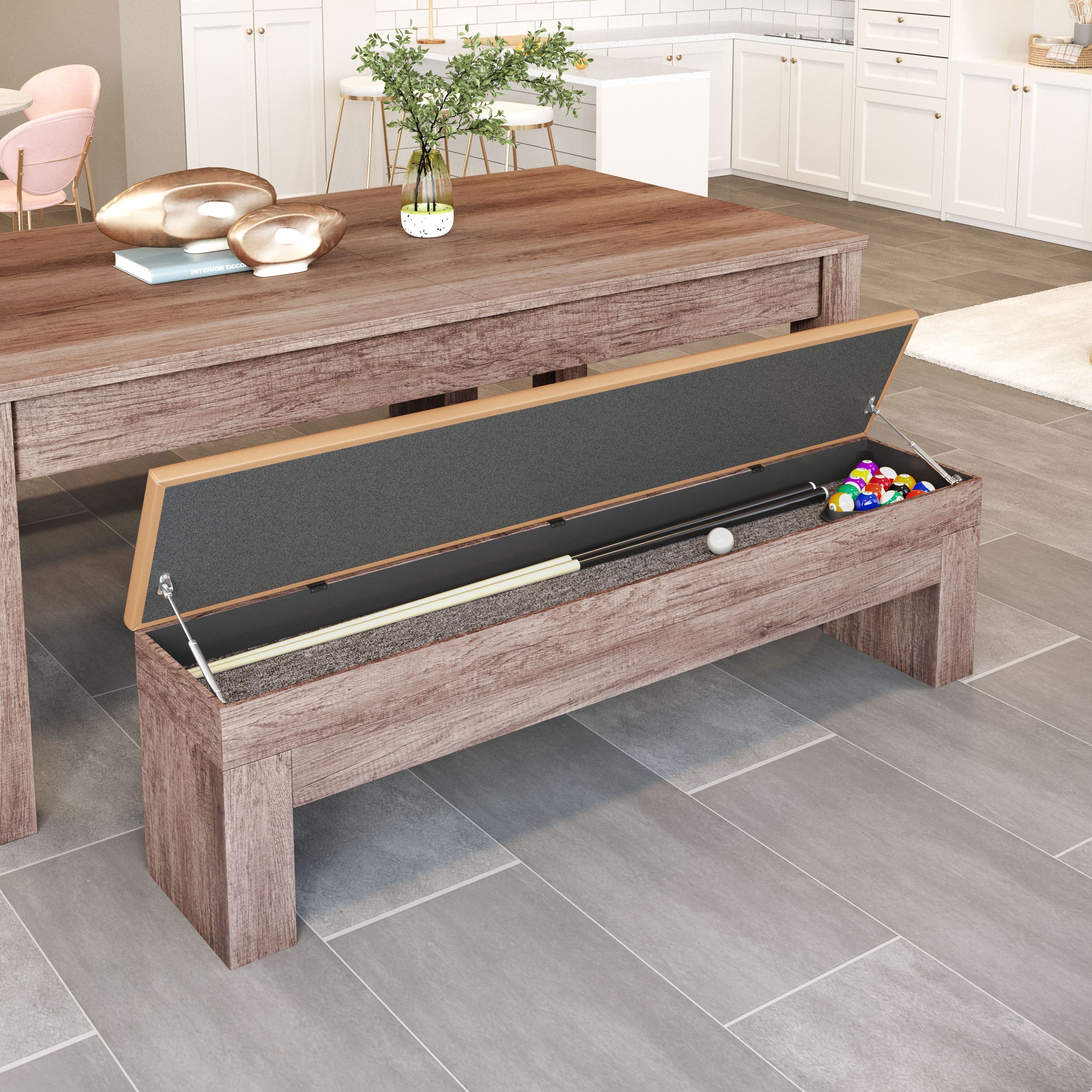 Bonker Faux Leather/MDF Storage Bench