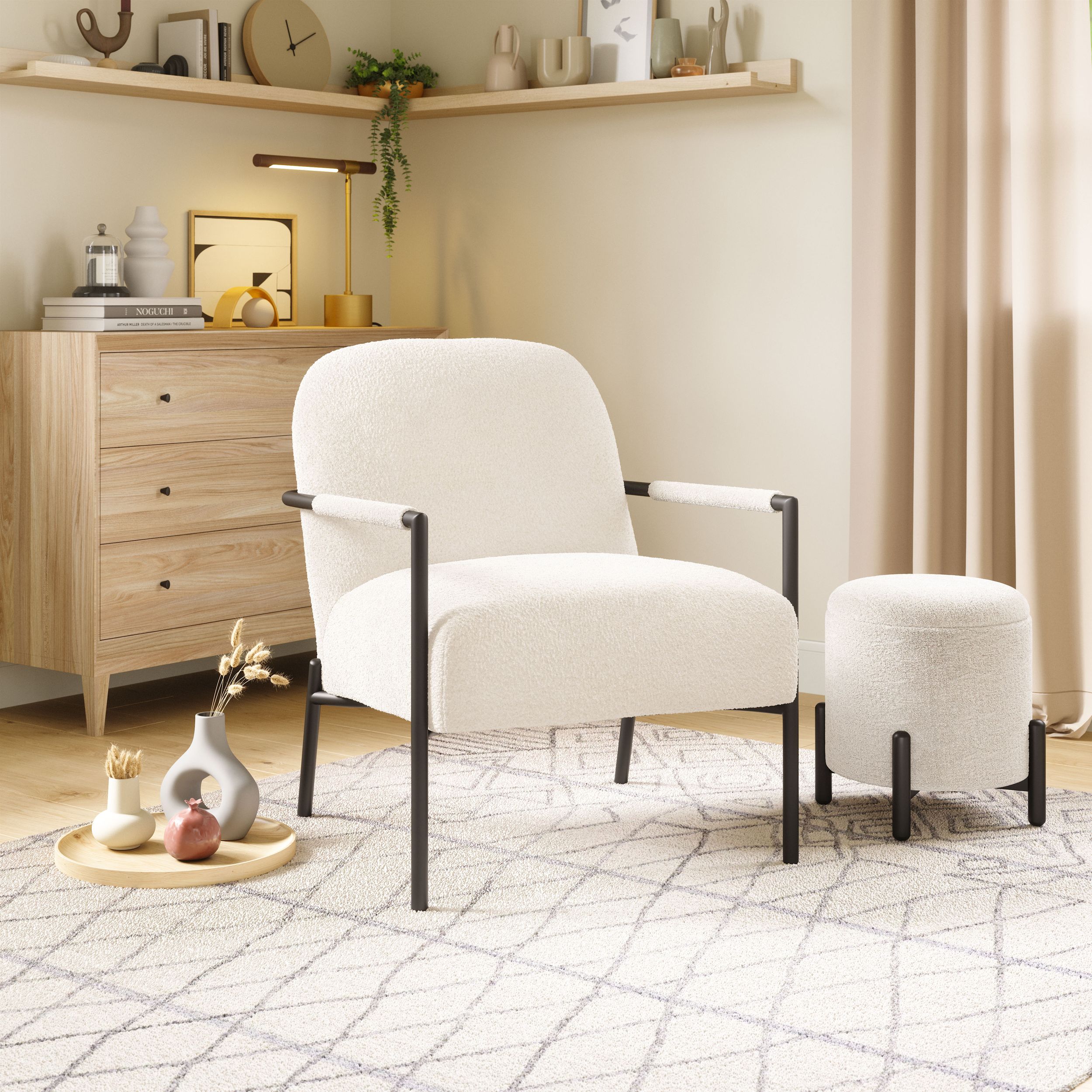 Chicago Polyester Accent Chair