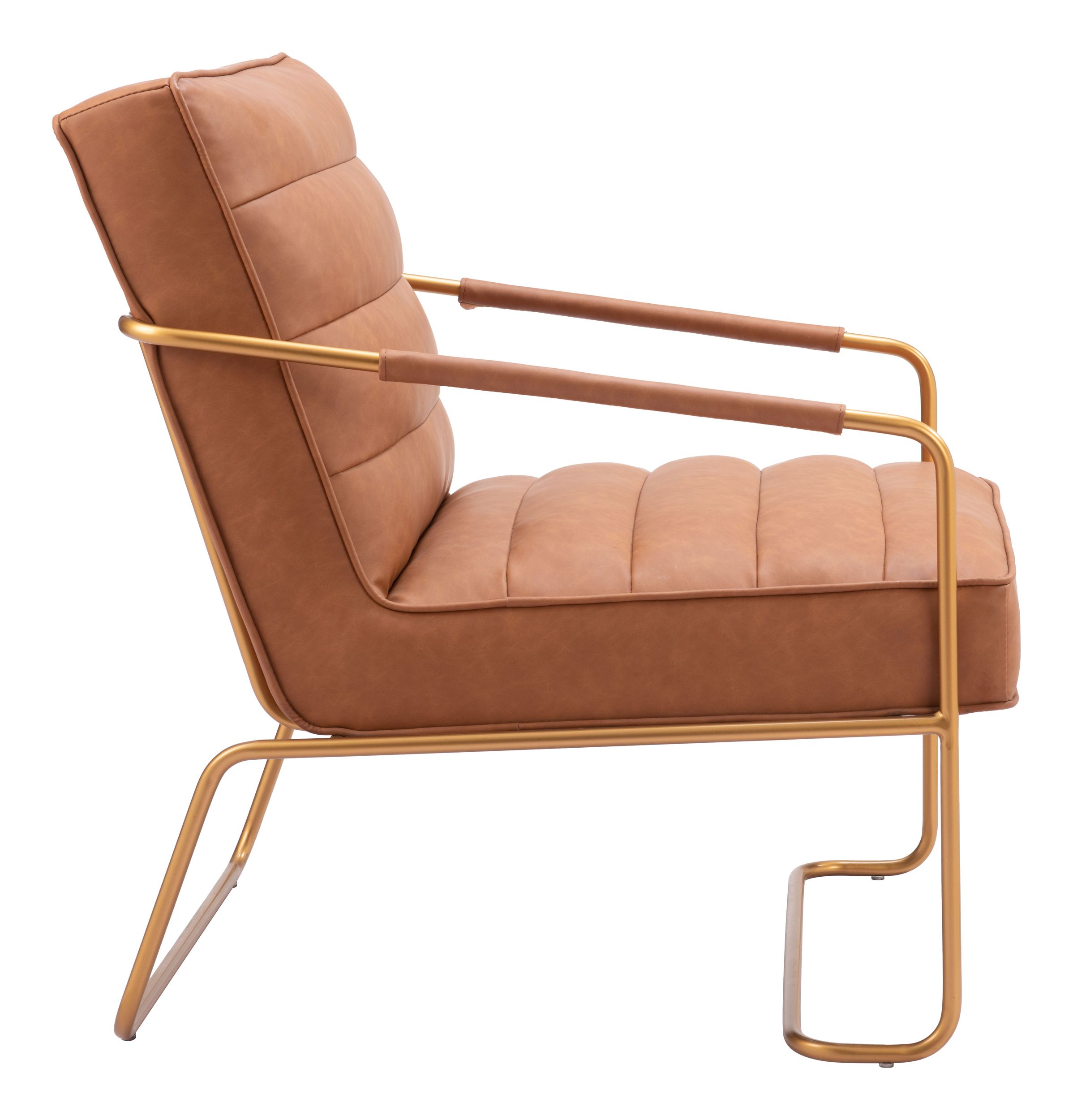 Dallas Polyurethane/Steel Accent Chair