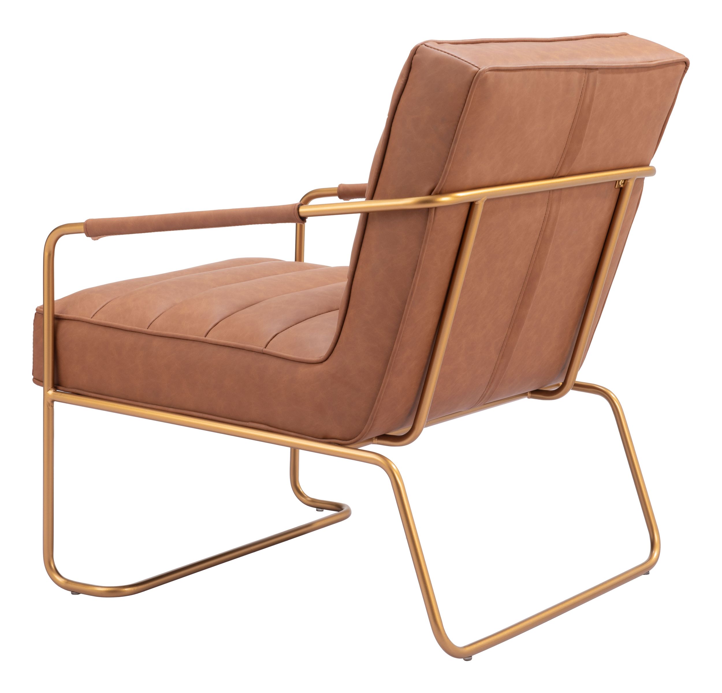 Dallas Polyurethane/Steel Accent Chair