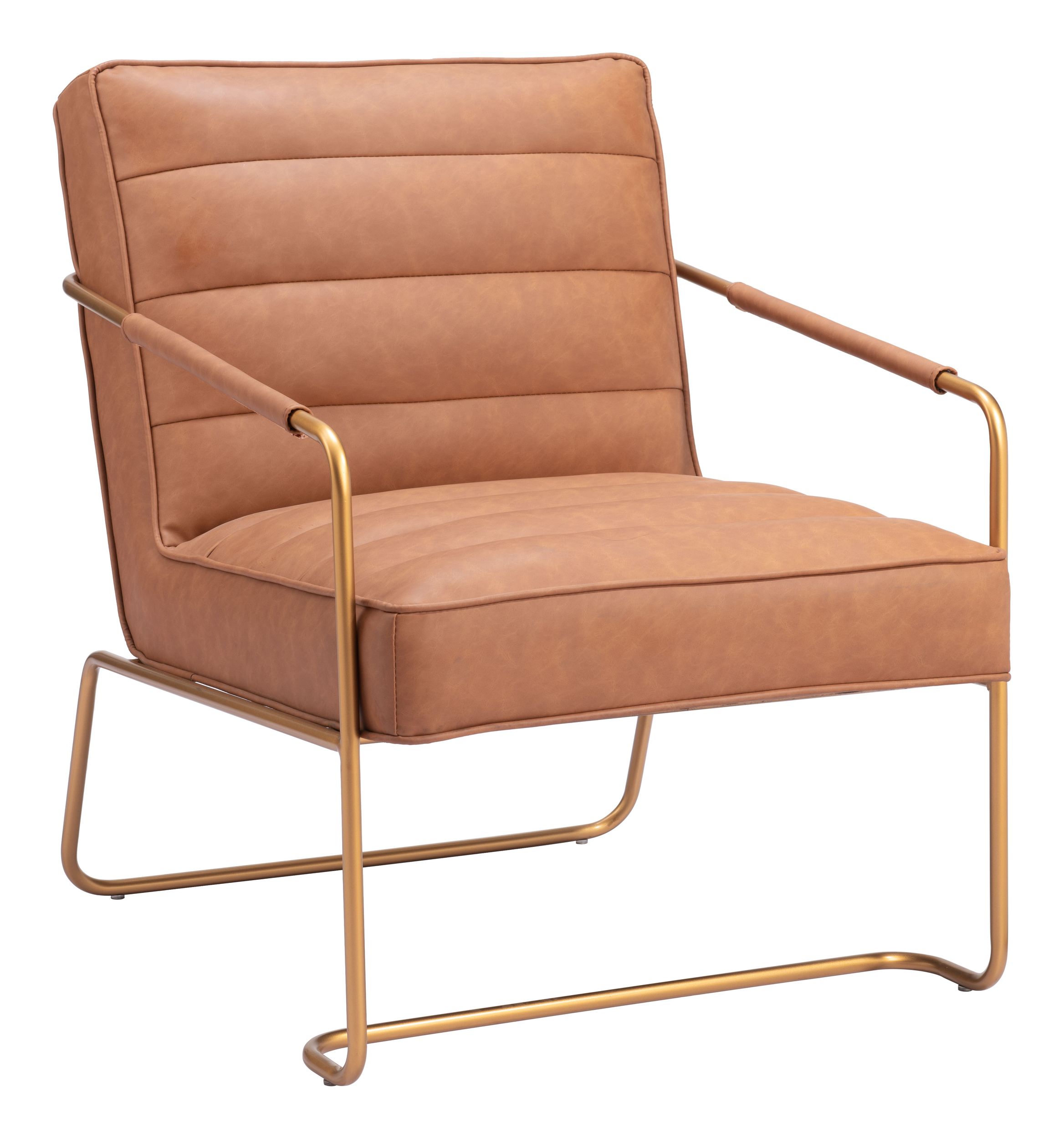 Dallas Polyurethane/Steel Accent Chair