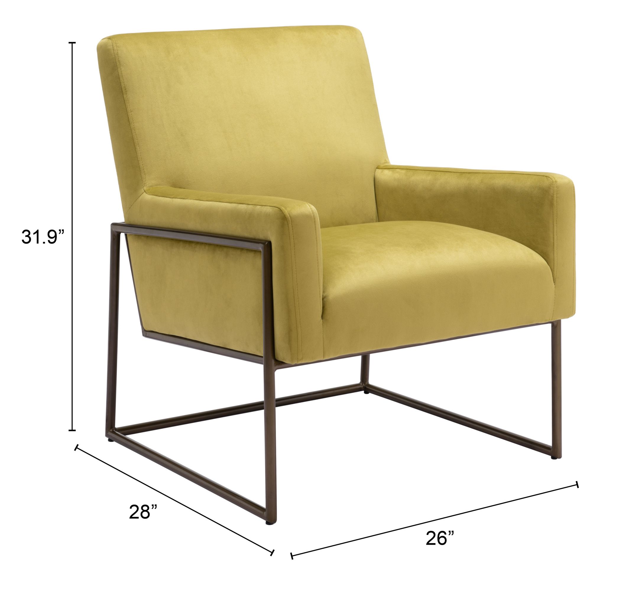 New York Polyester/Steel Accent Chair