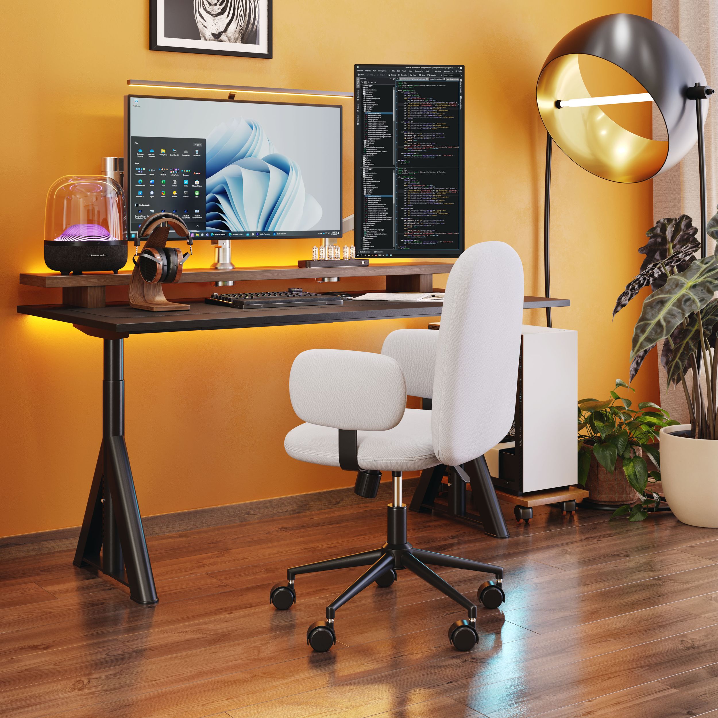 Lionel Polyester Office Chair