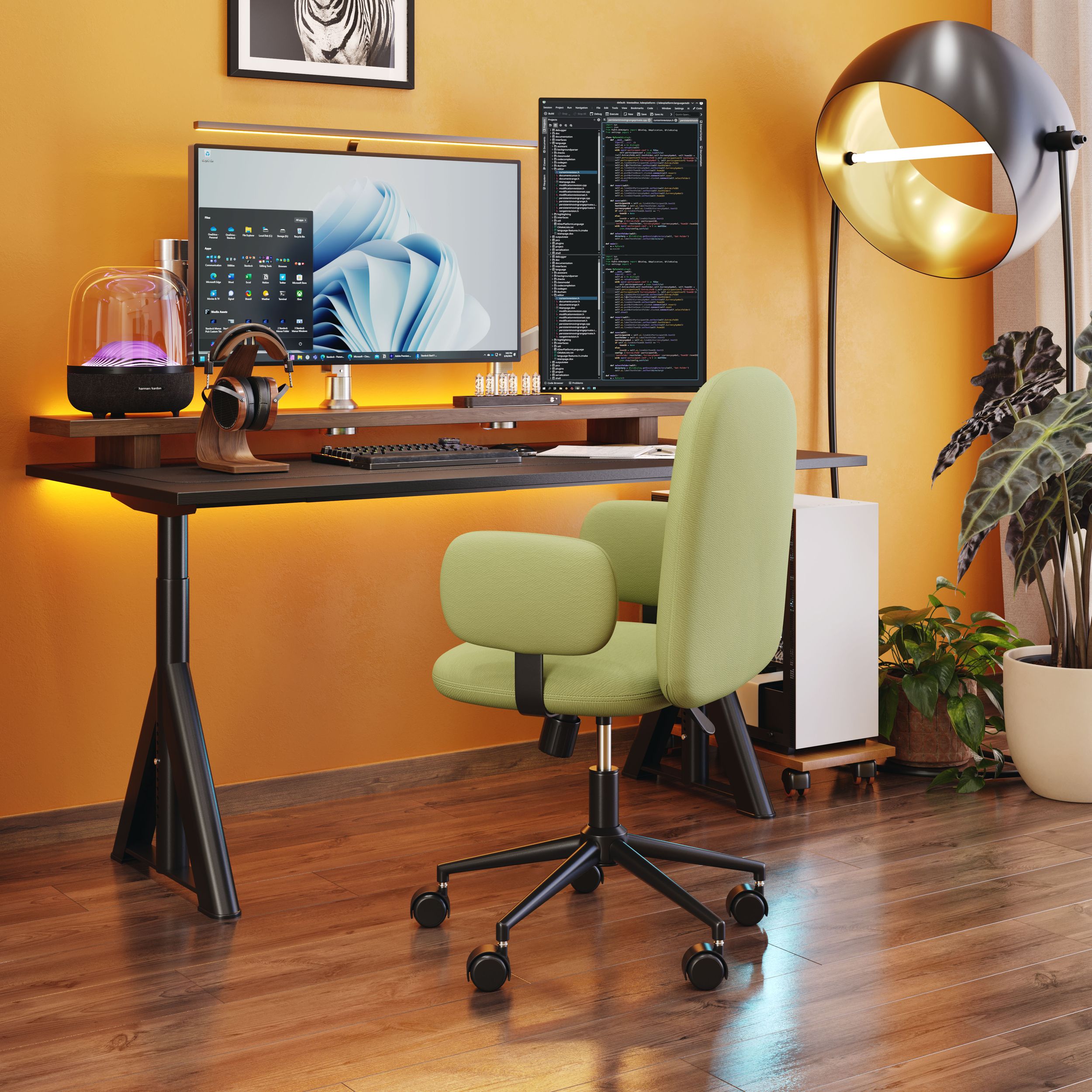 Lionel Polyester Office Chair