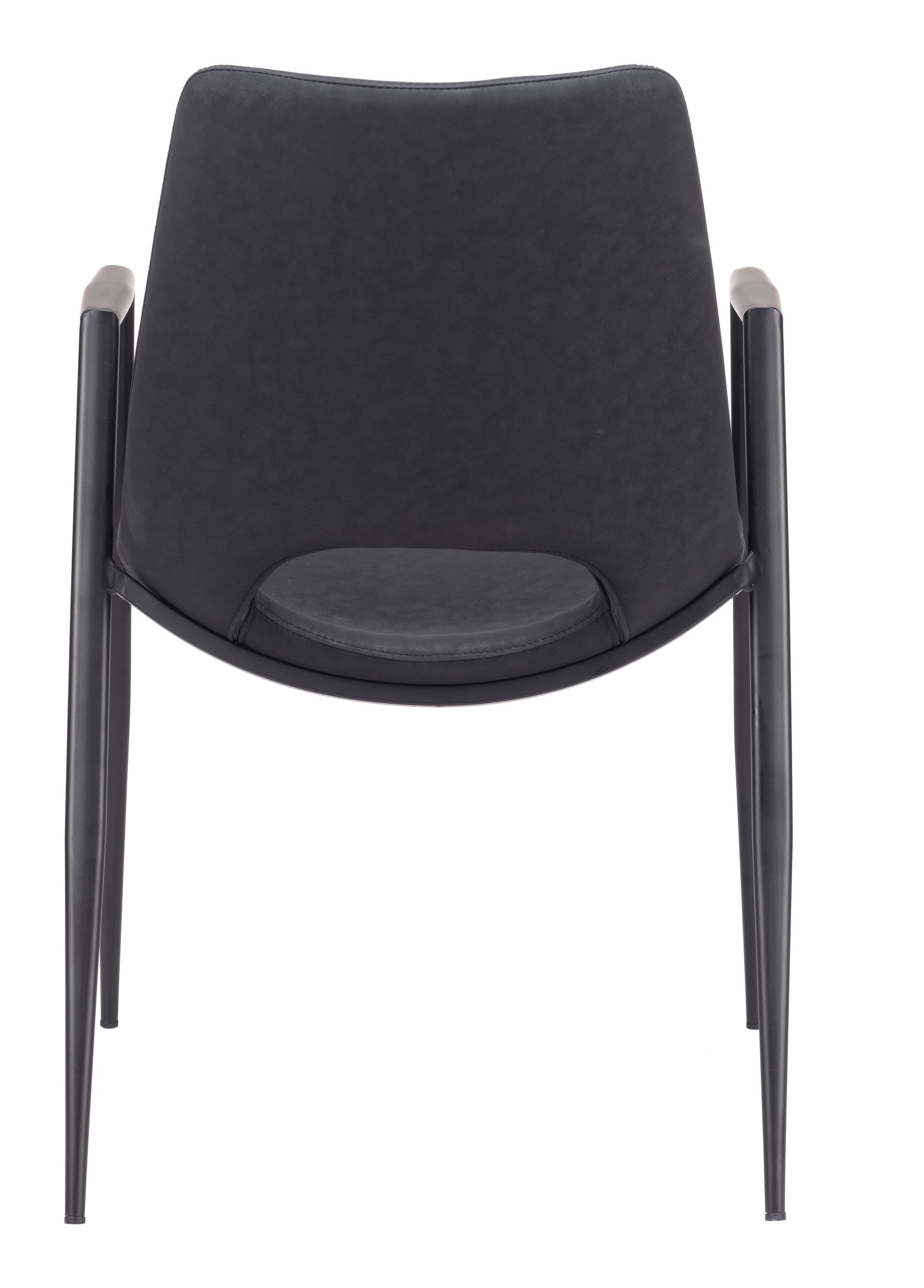 Desi Faux Leather/Steel Dining Chair