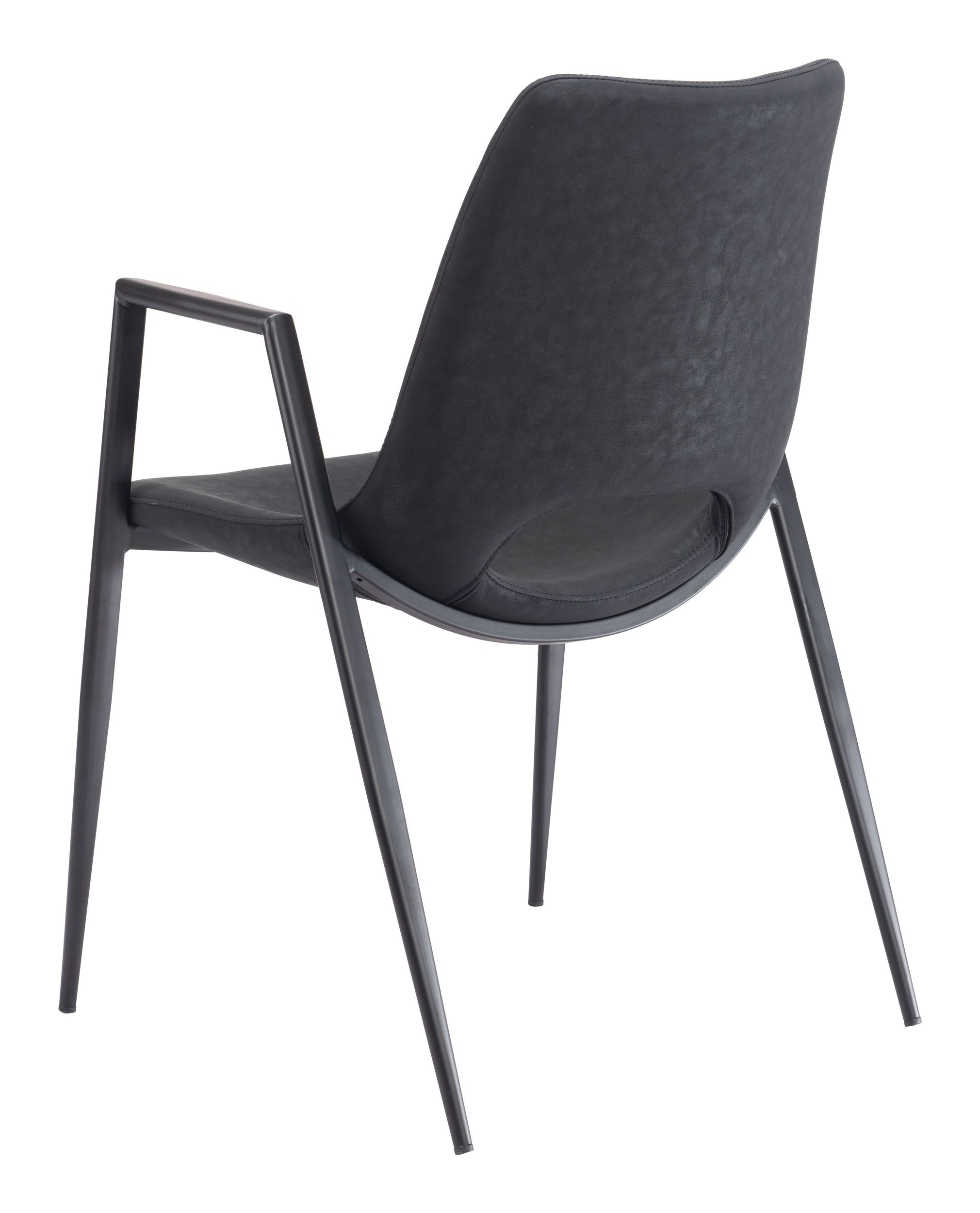 Desi Faux Leather/Steel Dining Chair