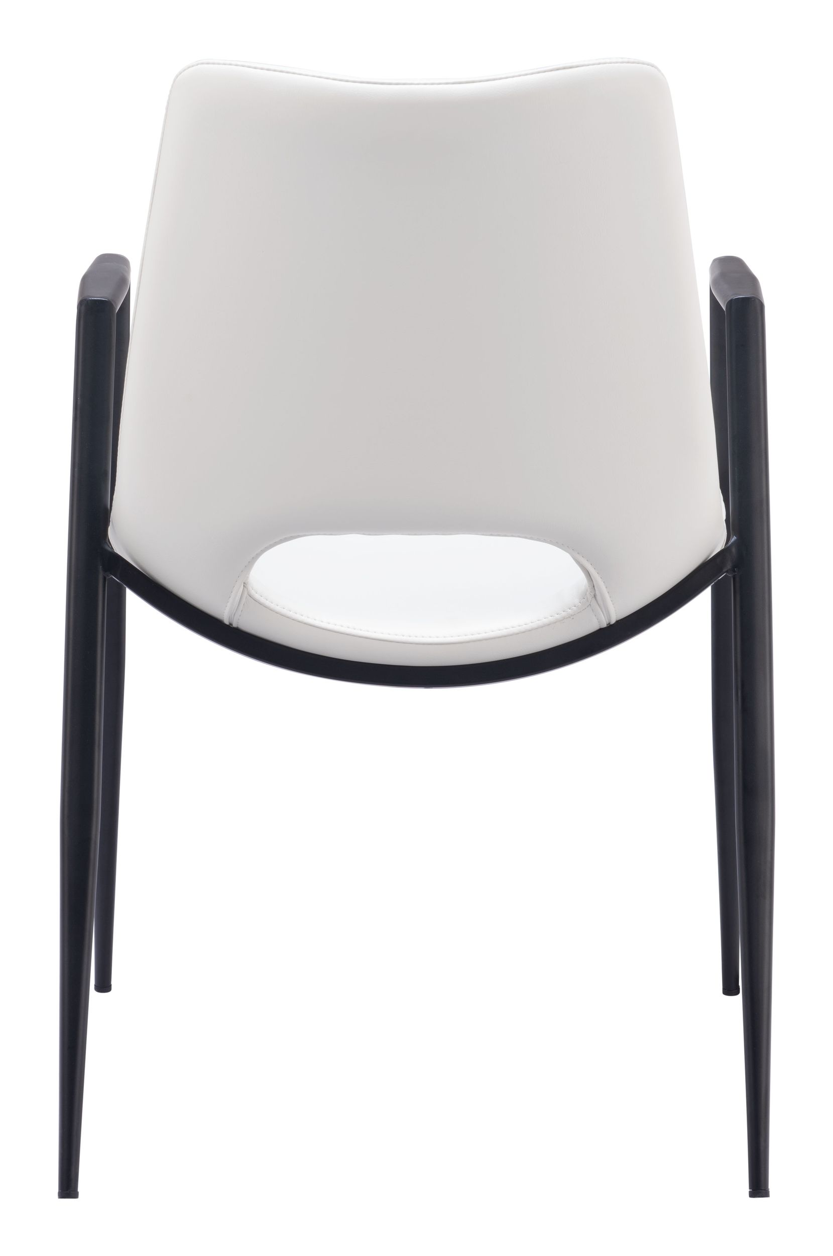 Desi Faux Leather/Steel Dining Chair