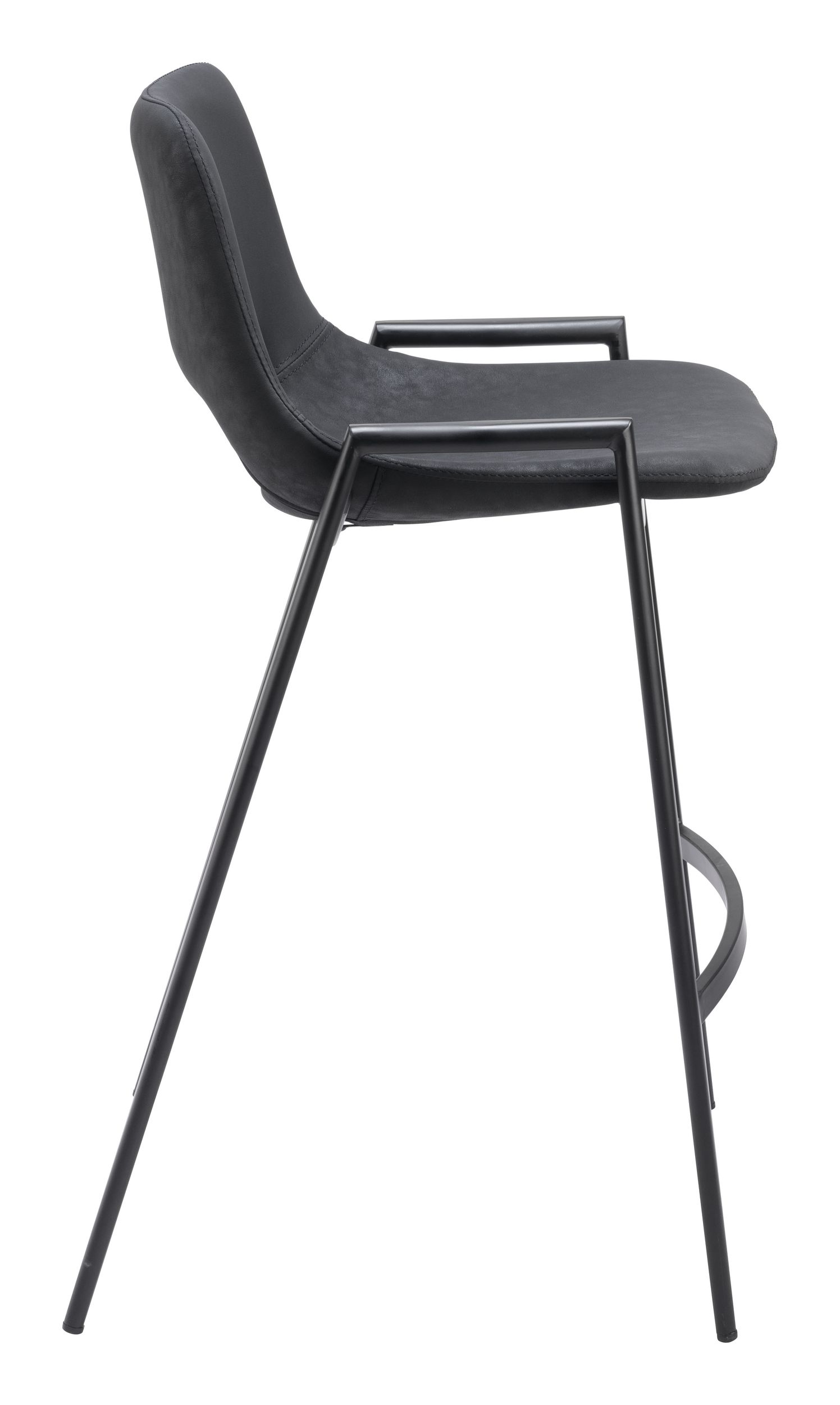 Desi Faux Leather/Steel Counter Stool