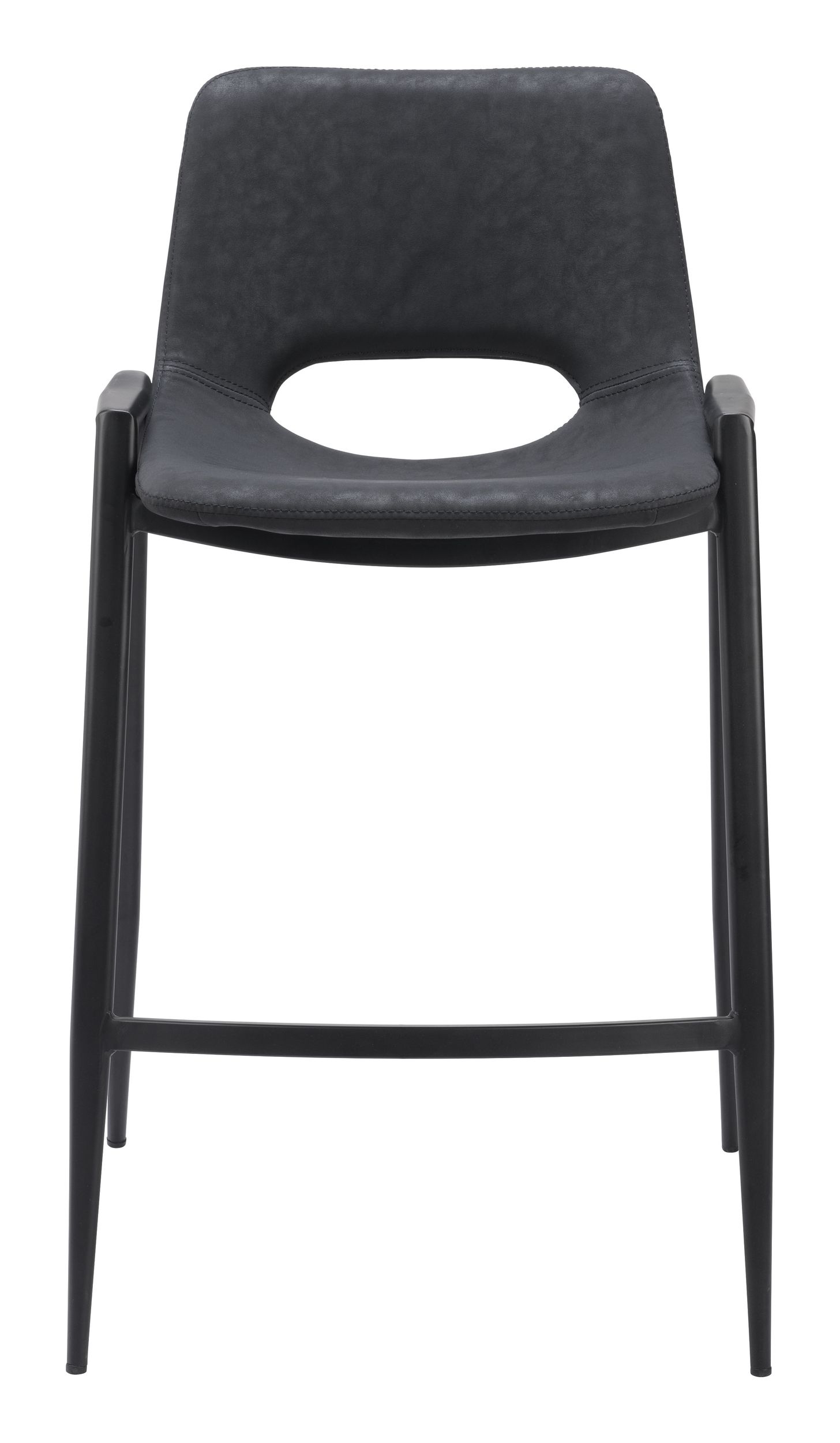 Desi Faux Leather/Steel Counter Stool