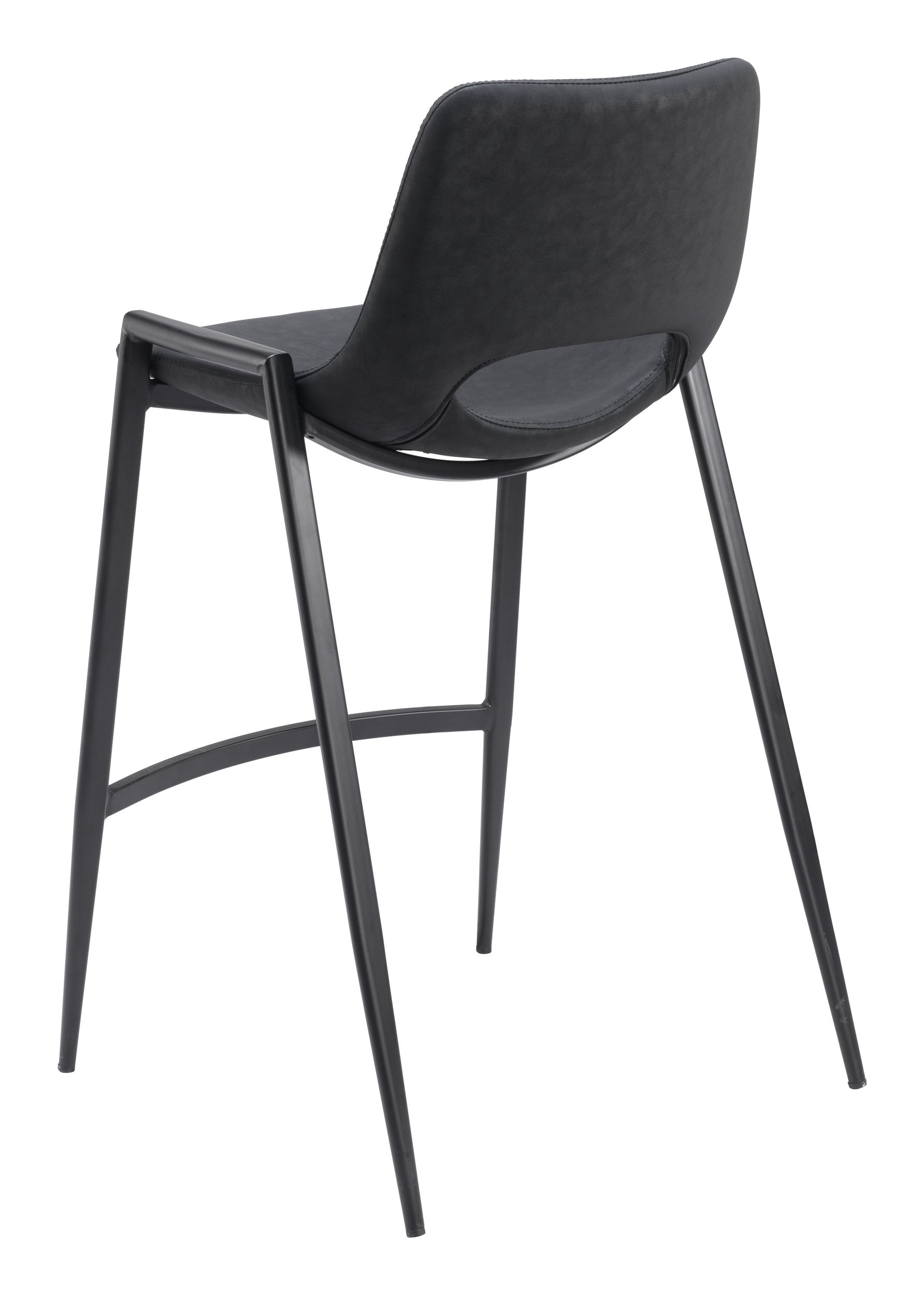 Desi Faux Leather/Steel Counter Stool