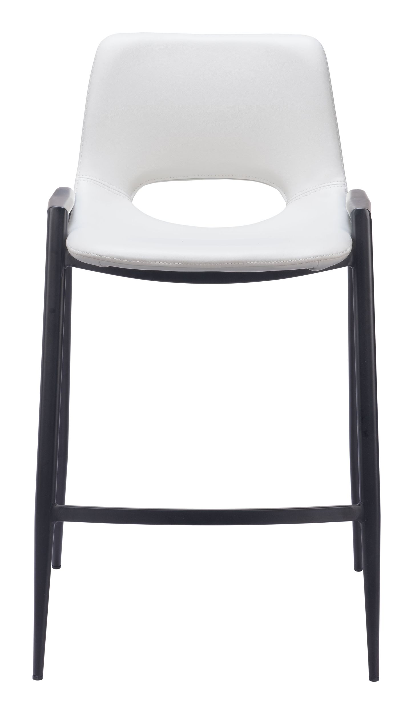 Desi Faux Leather/Steel Counter Stool