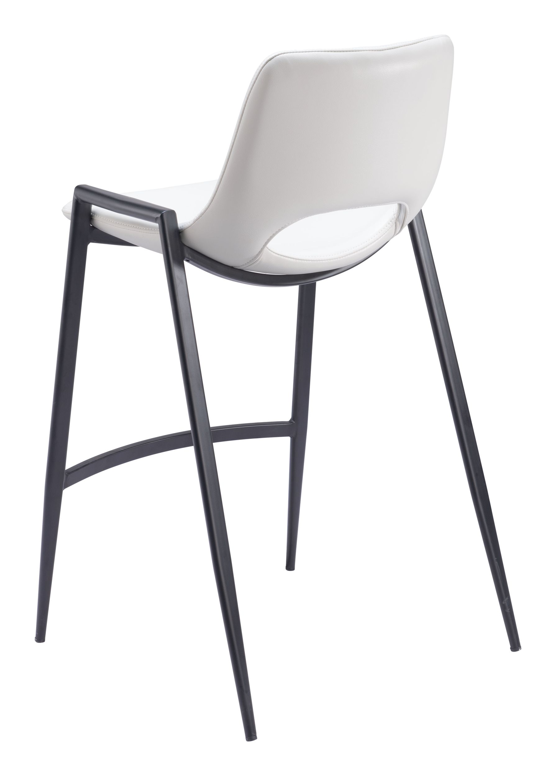 Desi Faux Leather/Steel Counter Stool