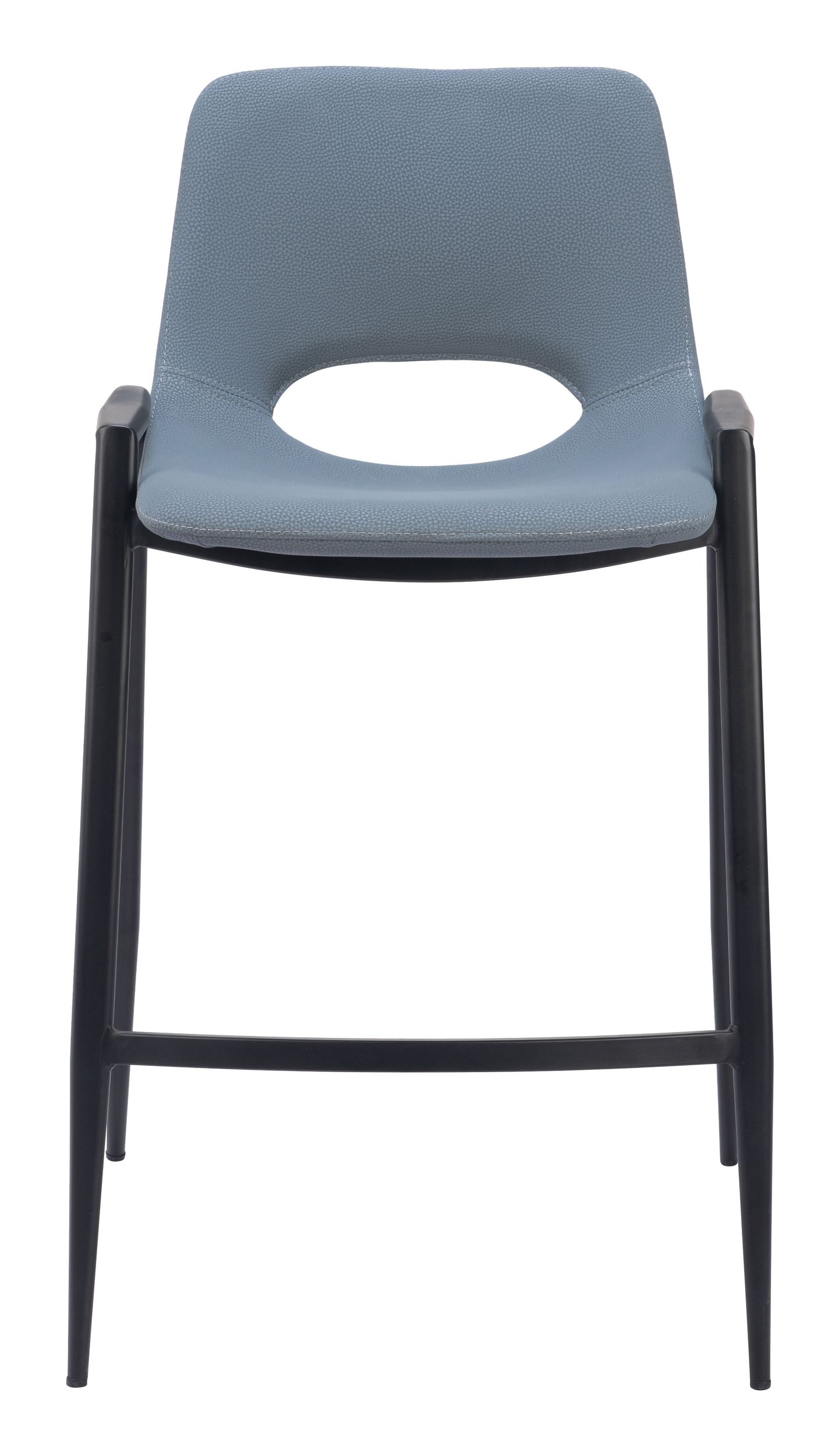 Desi Faux Leather/Steel Counter Stool