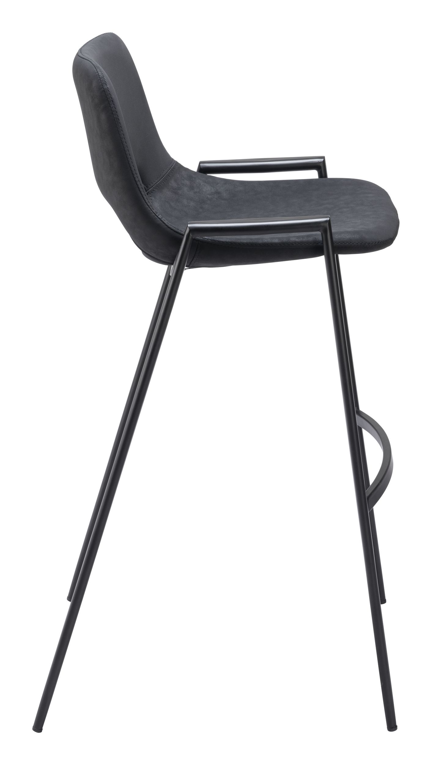 Desi Faux Leather/Steel Barstool