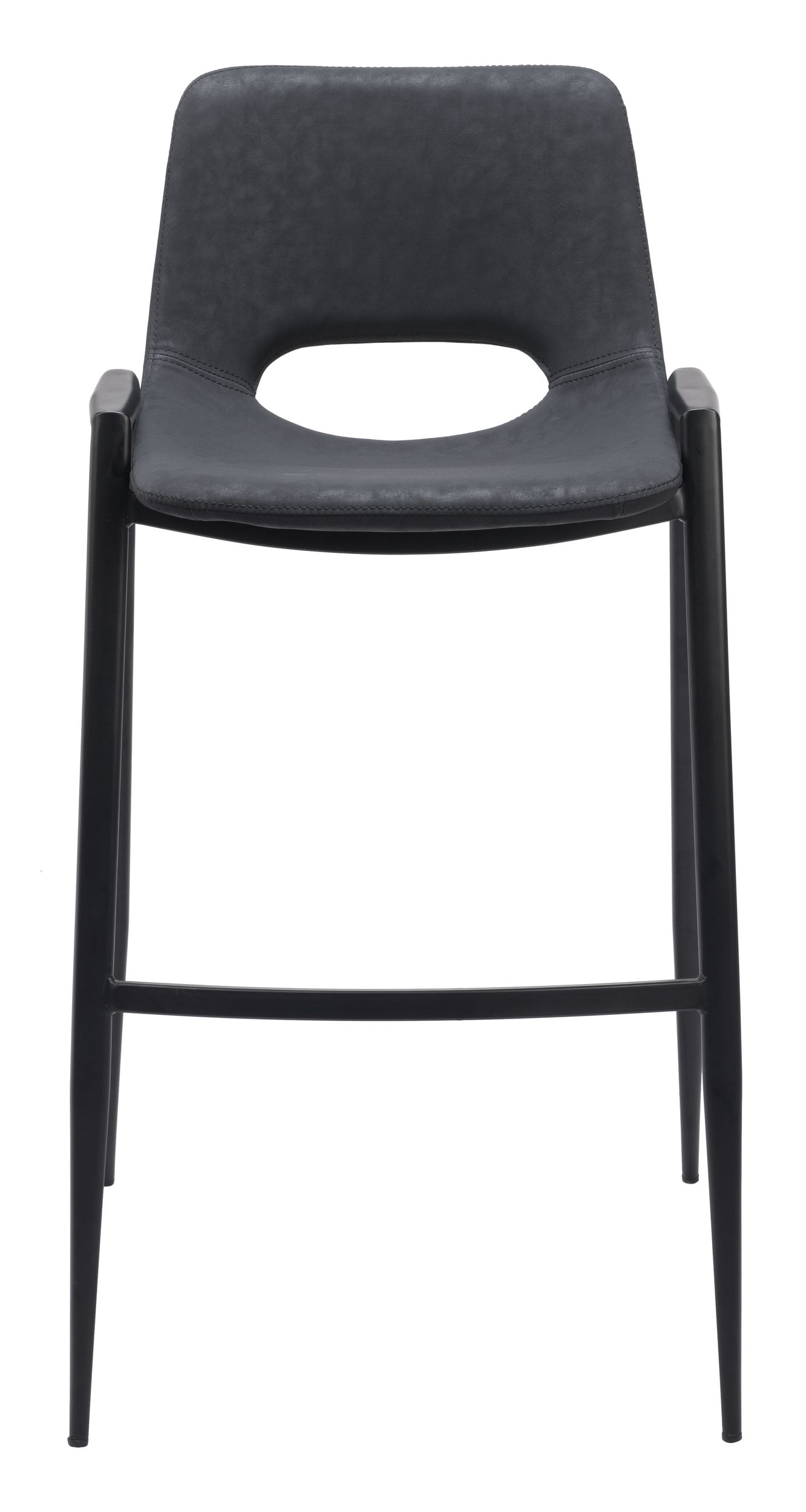 Desi Faux Leather/Steel Barstool