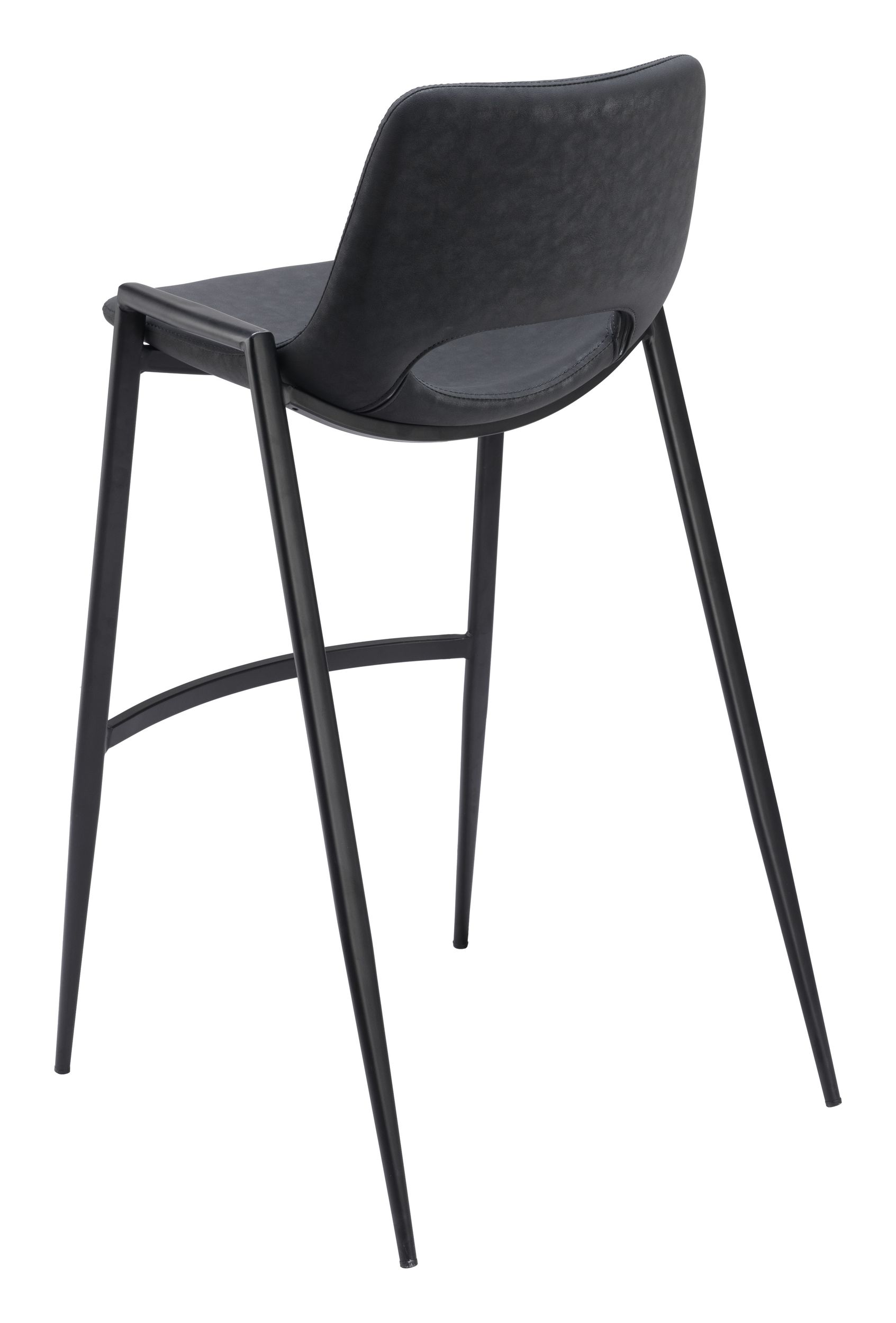 Desi Faux Leather/Steel Barstool