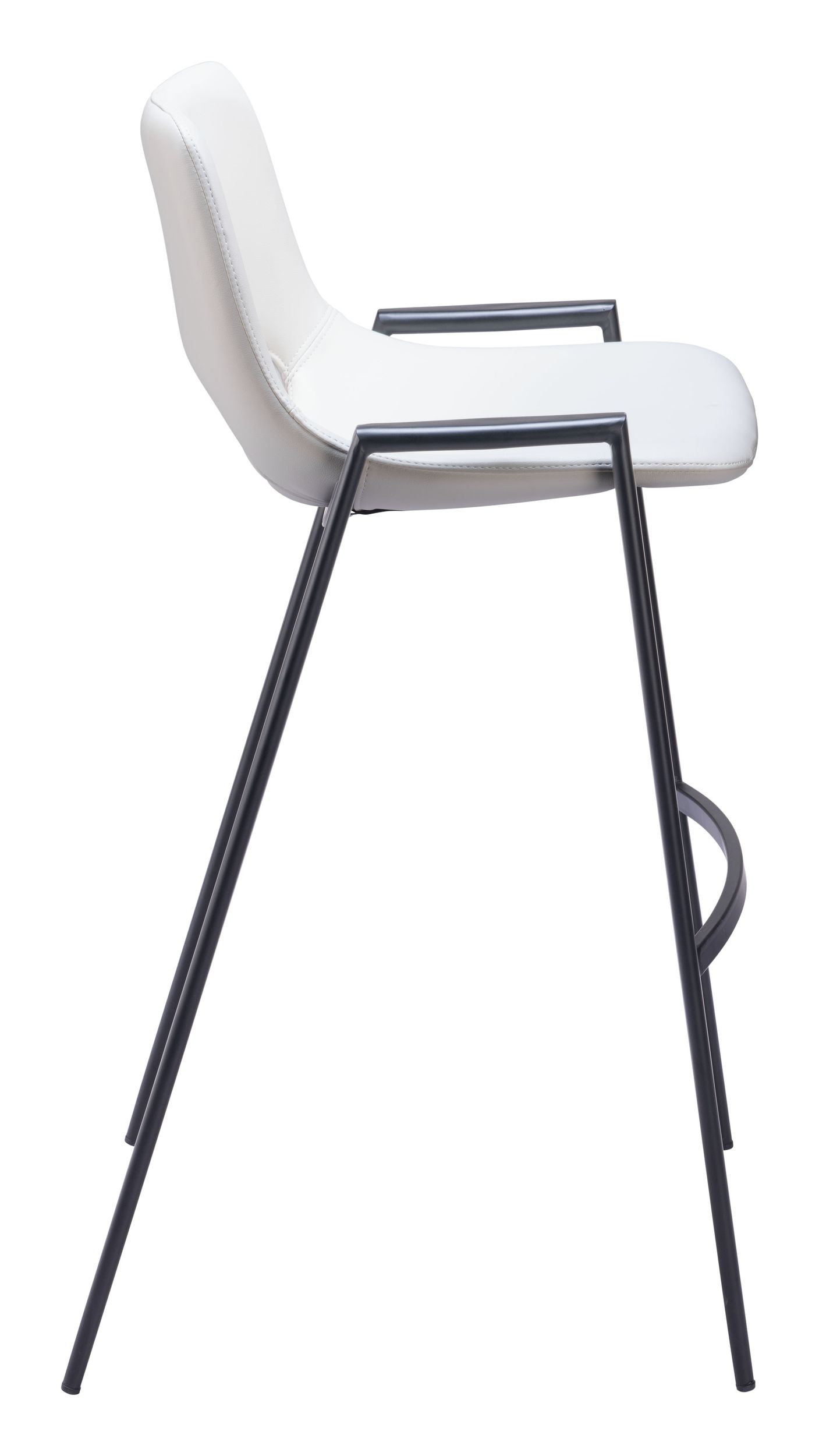 Desi Faux Leather/Steel Barstool