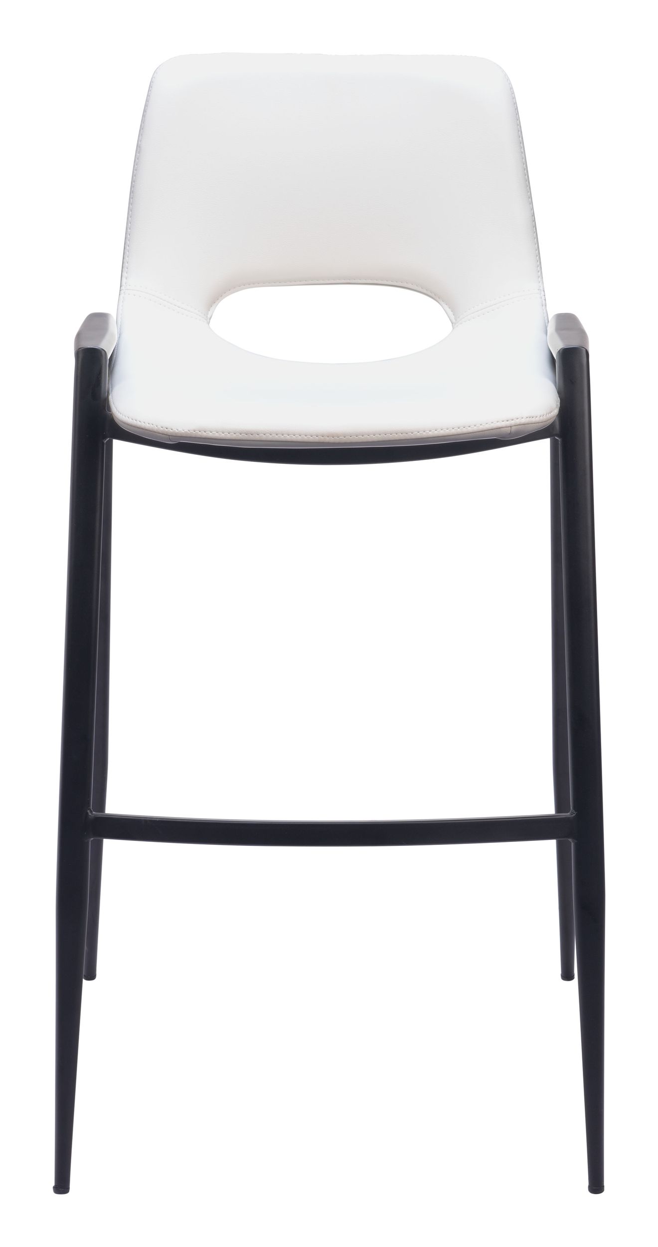 Desi Faux Leather/Steel Barstool
