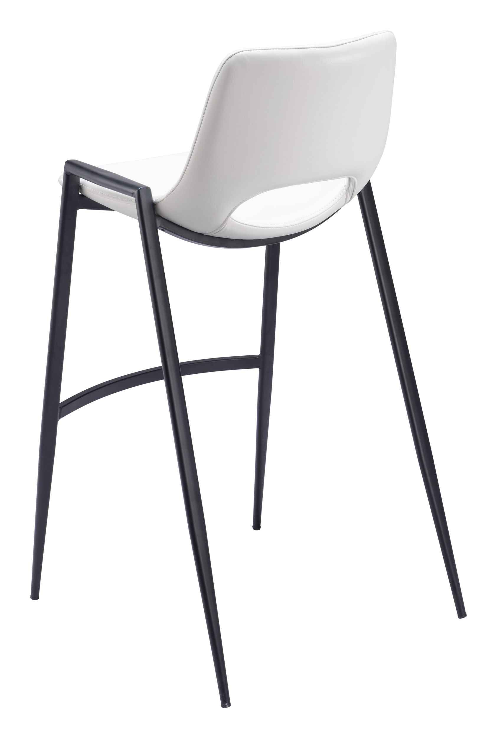 Desi Faux Leather/Steel Barstool