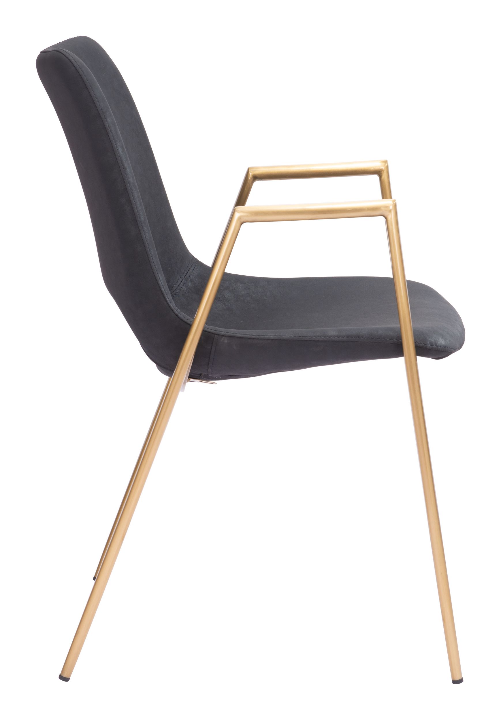 Desi Faux Leather/Steel Dining Chair