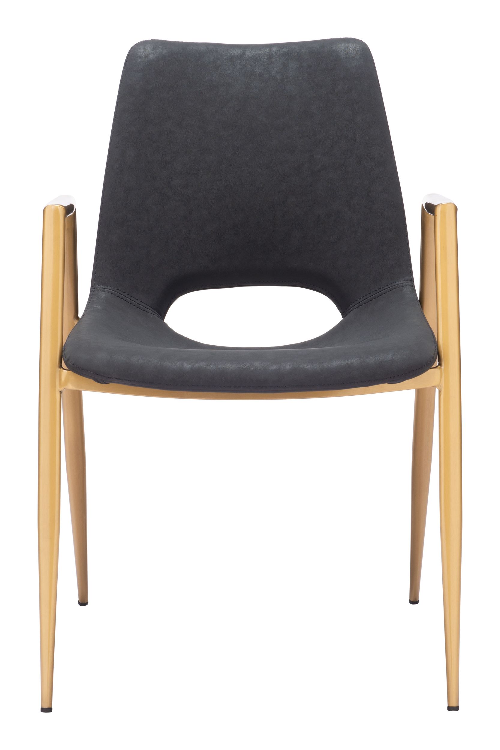 Desi Faux Leather/Steel Dining Chair