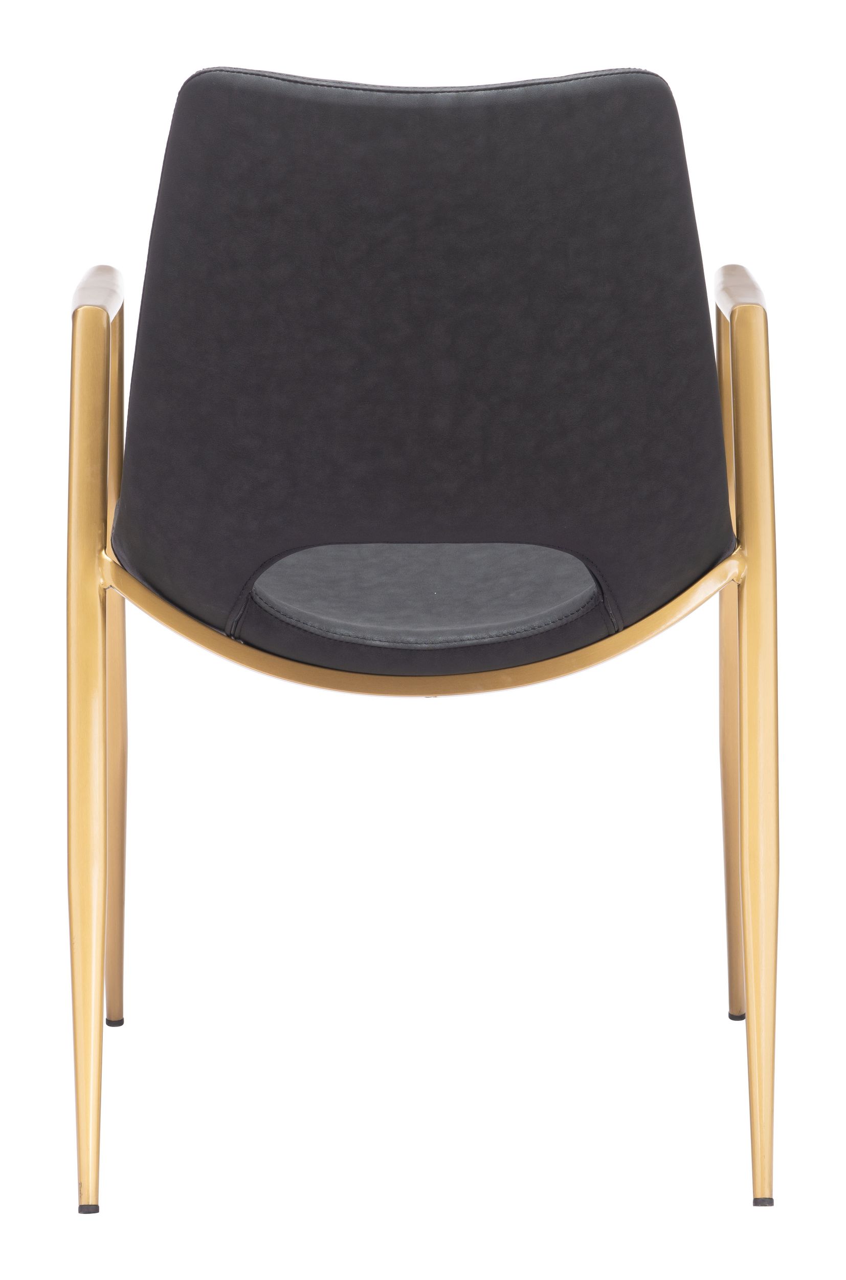 Desi Faux Leather/Steel Dining Chair