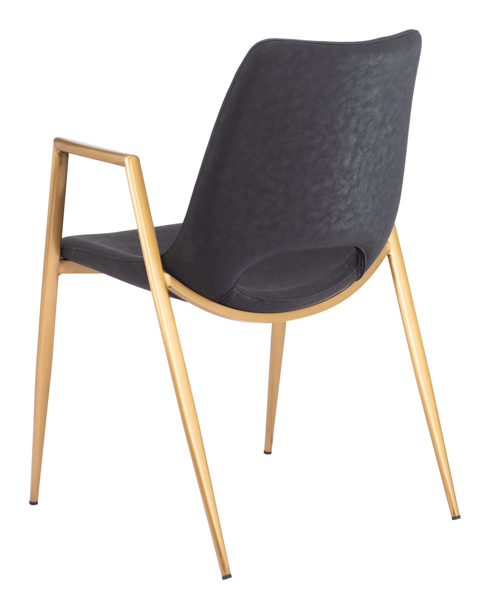 Desi Faux Leather/Steel Dining Chair