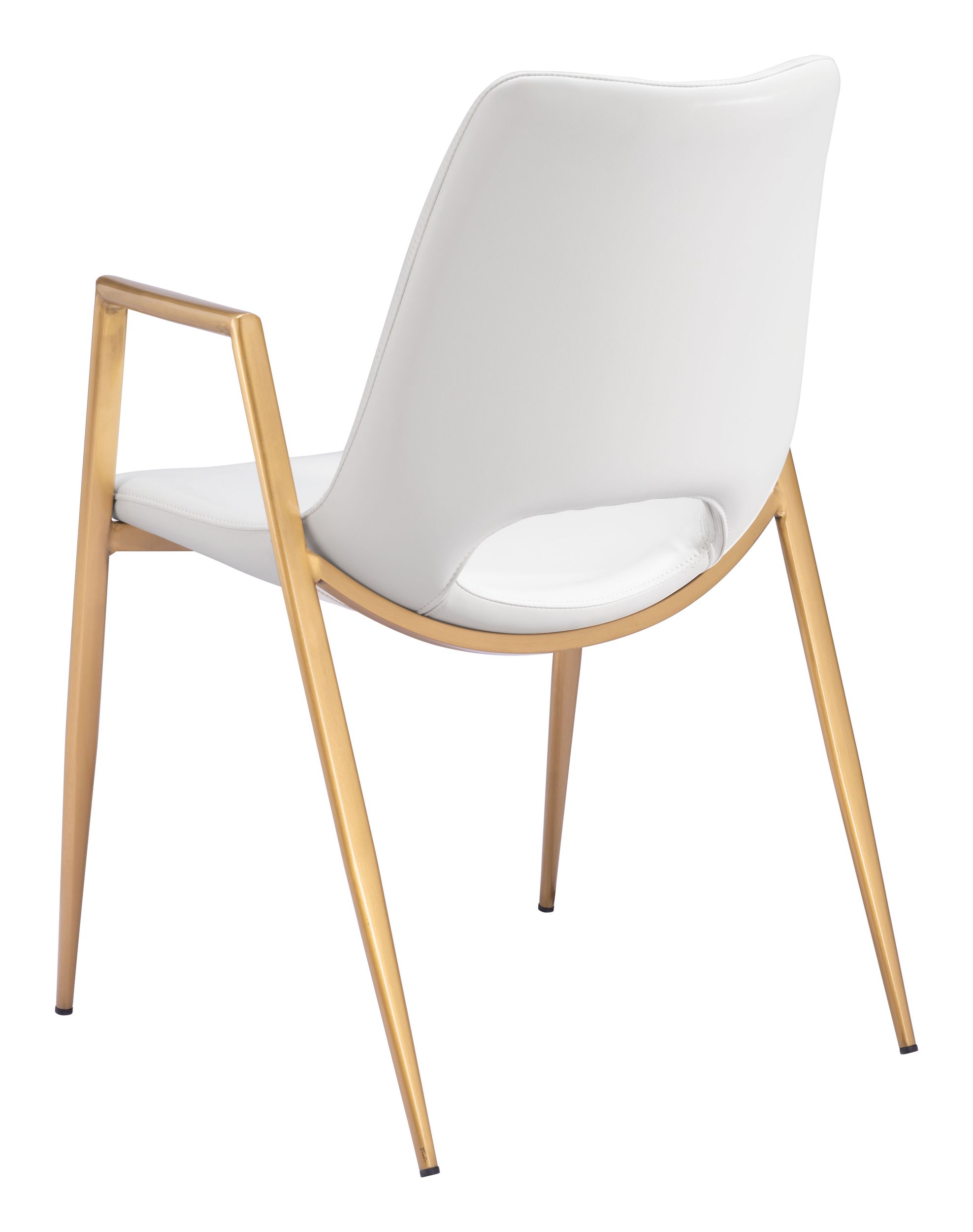 Desi Faux Leather/Steel Dining Chair