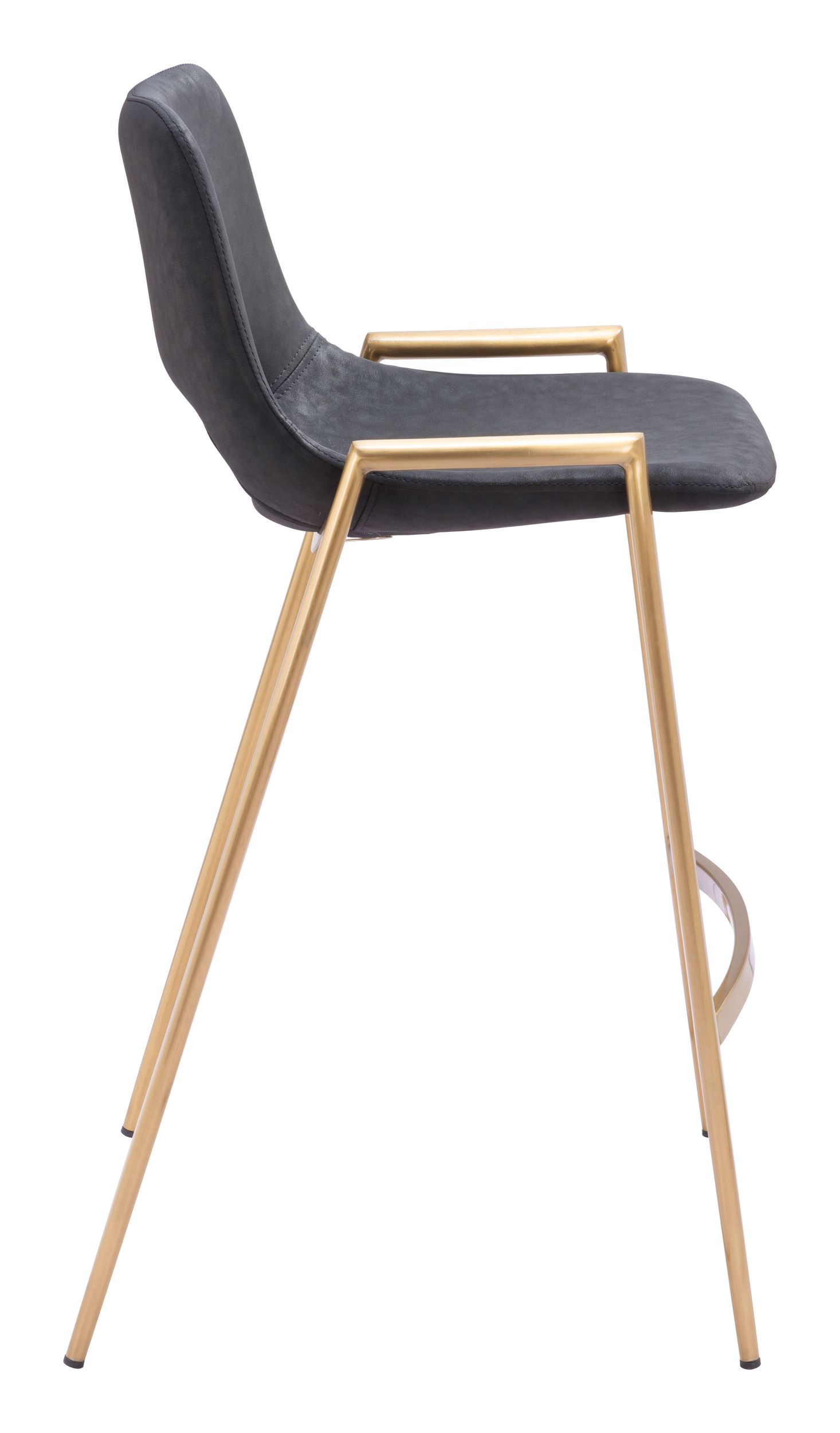 Desi Faux Leather/Steel Counter Stool