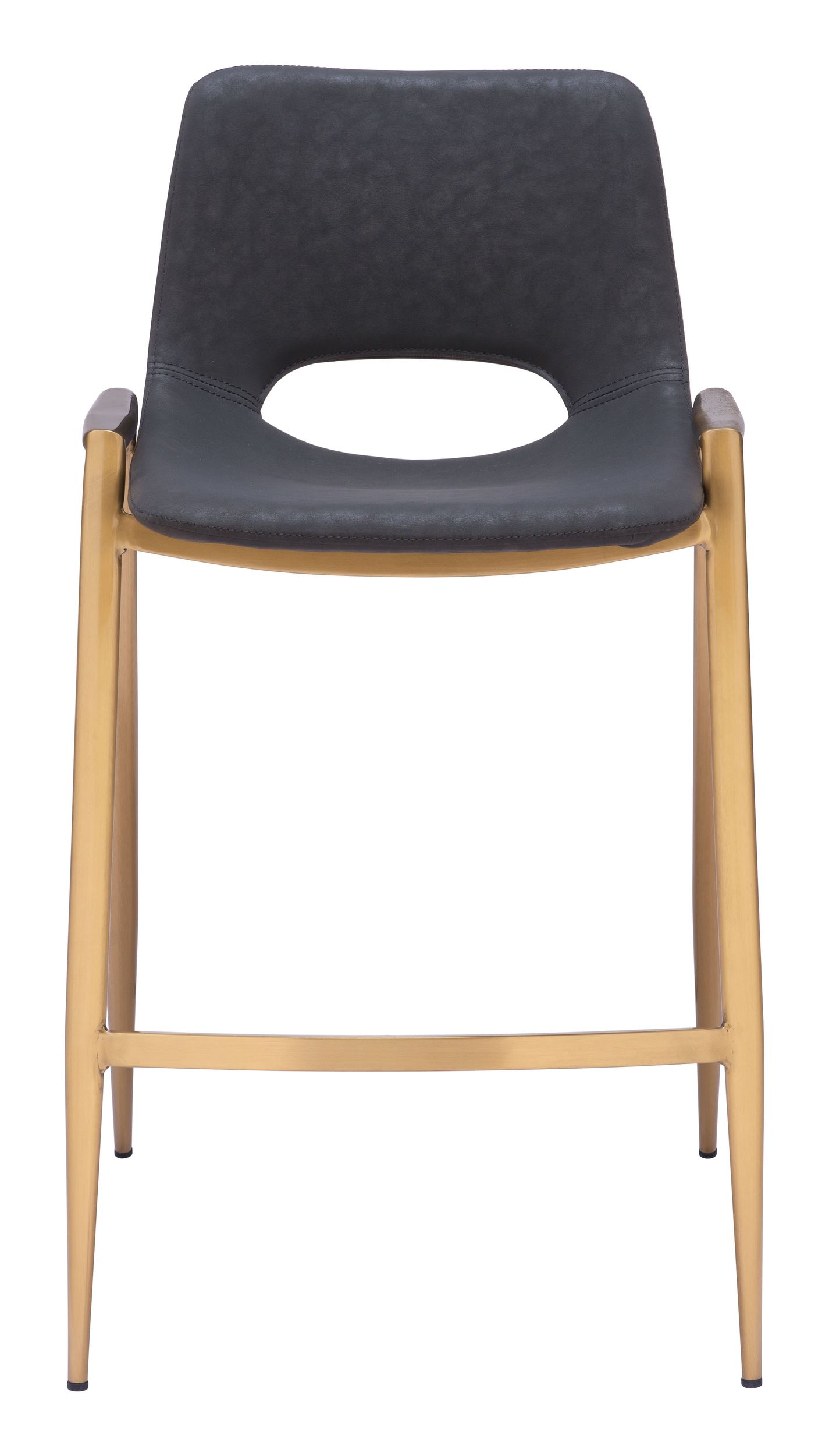Desi Faux Leather/Steel Counter Stool