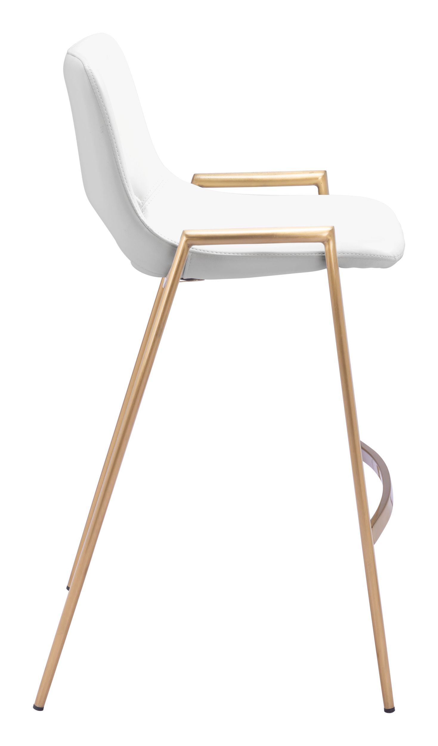 Desi Faux Leather/Steel Counter Stool
