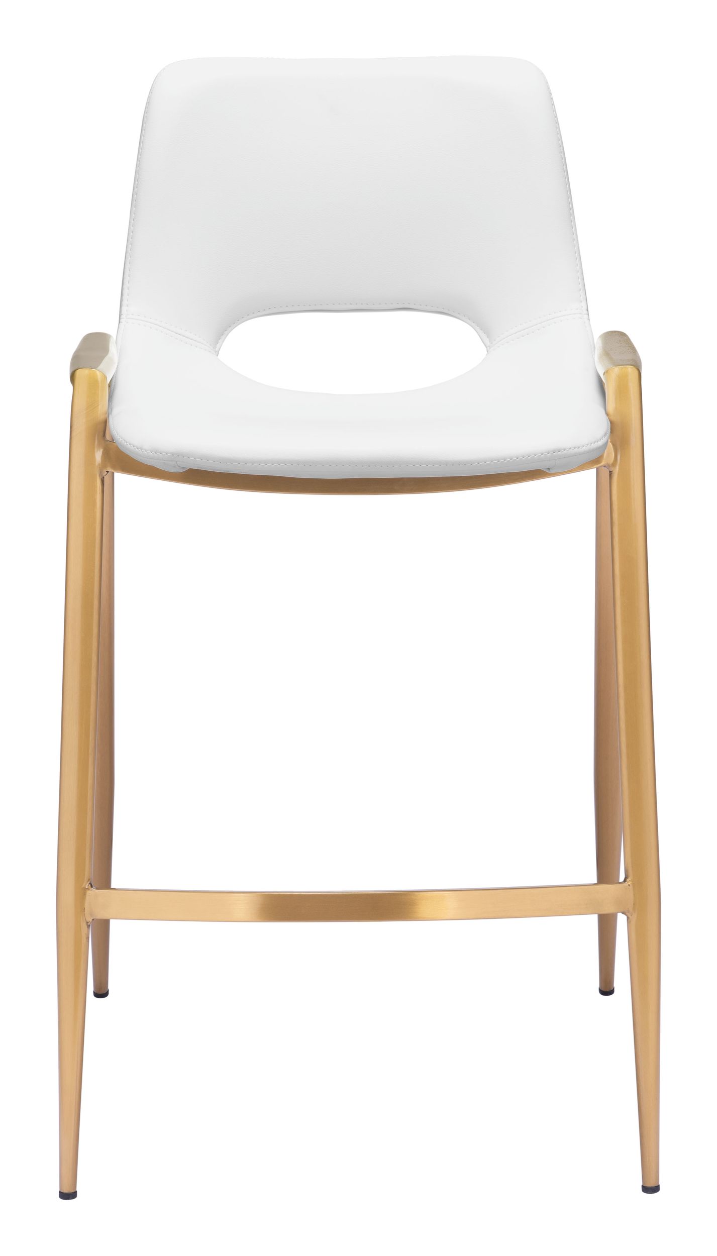 Desi Faux Leather/Steel Counter Stool