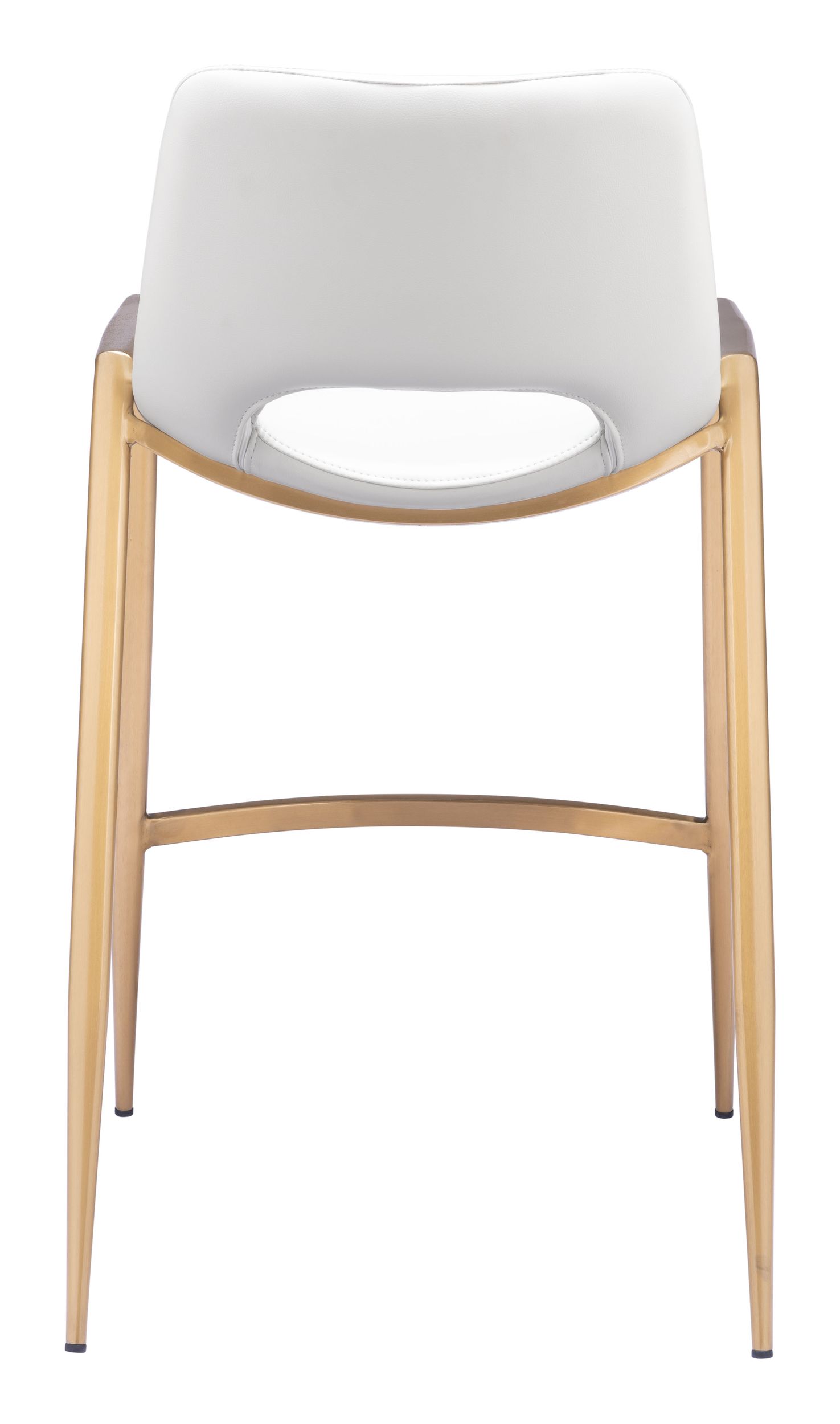 Desi Faux Leather/Steel Counter Stool