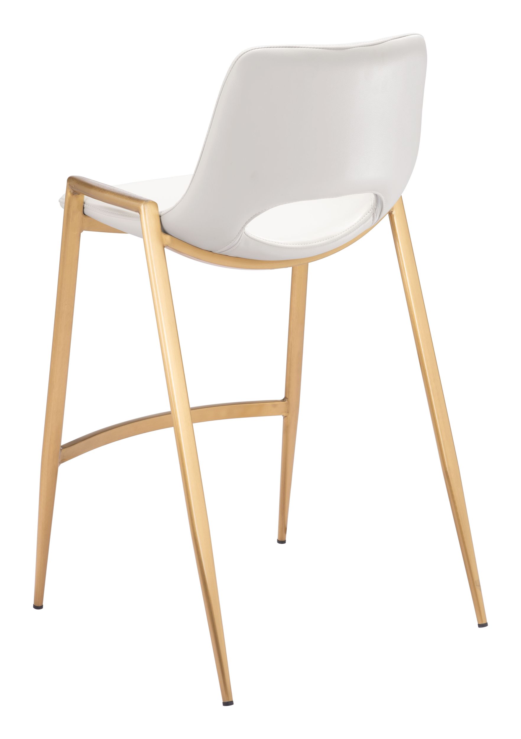 Desi Faux Leather/Steel Counter Stool