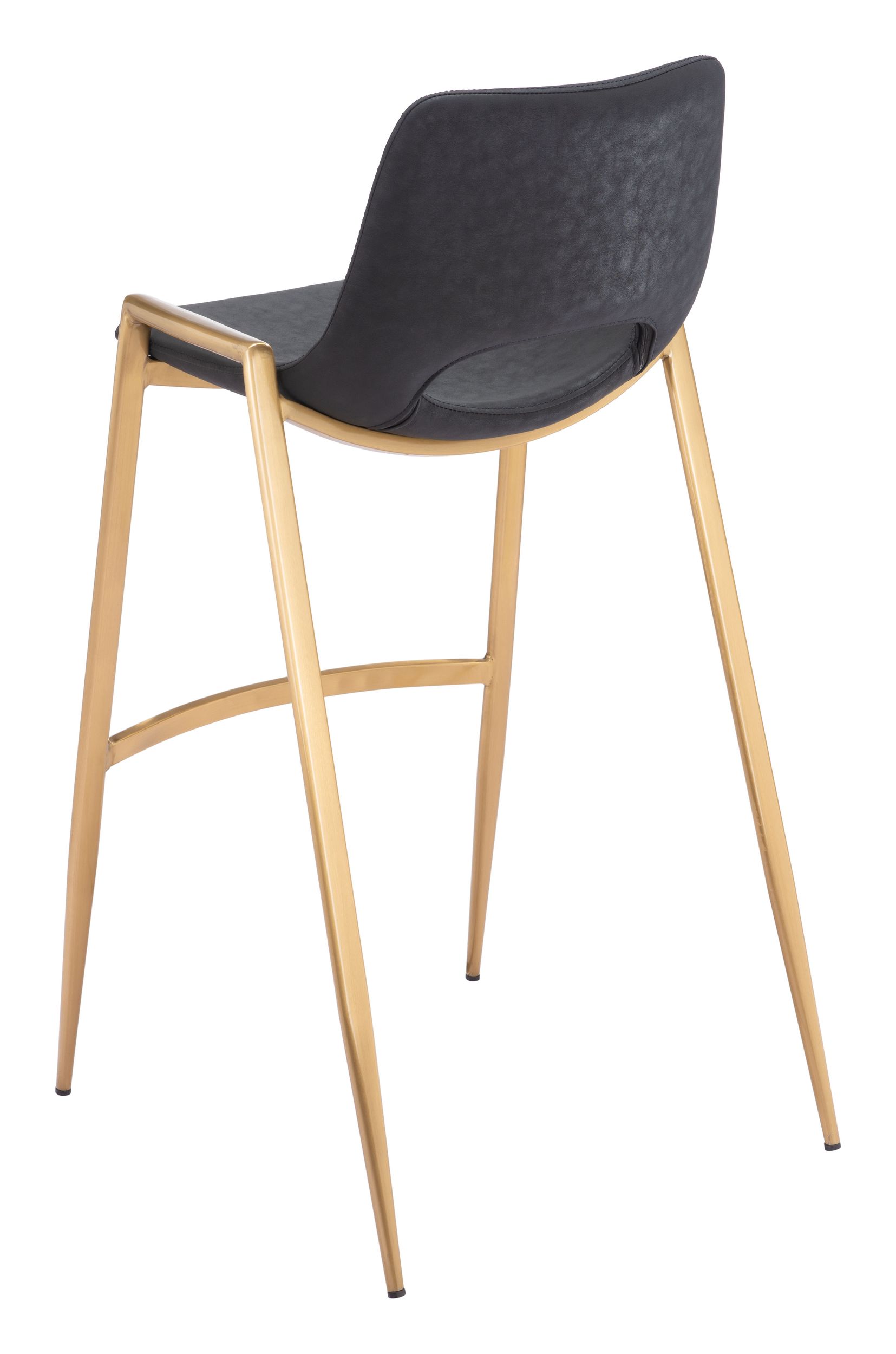Desi Faux Leather/Steel Barstool
