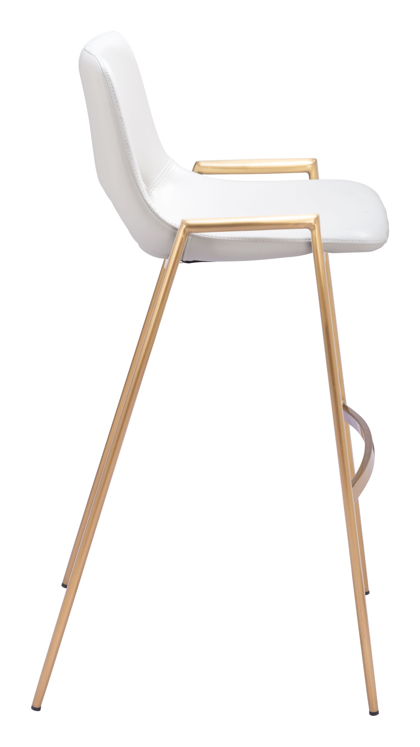 Desi Faux Leather/Steel Barstool