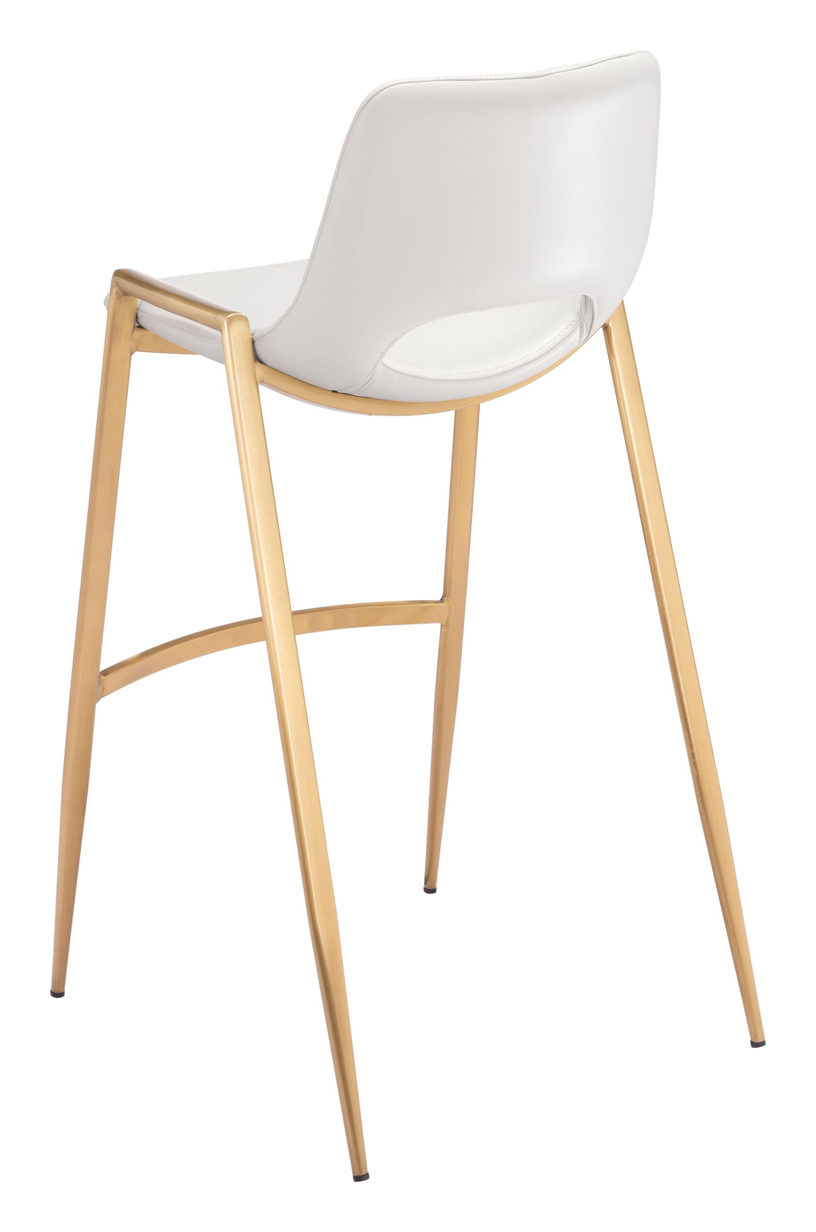 Desi Faux Leather/Steel Barstool