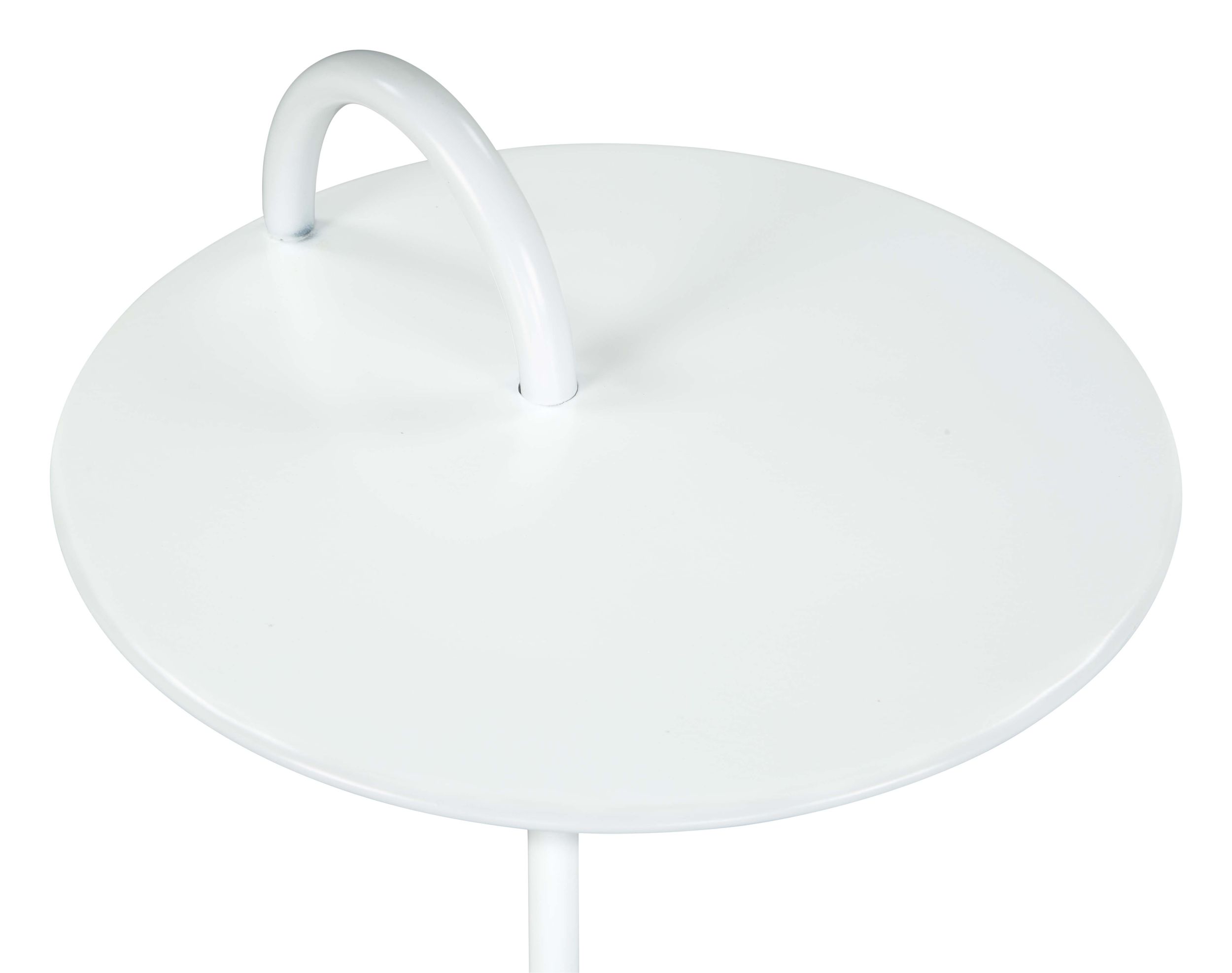 Will Round Iron/Marble Side Table