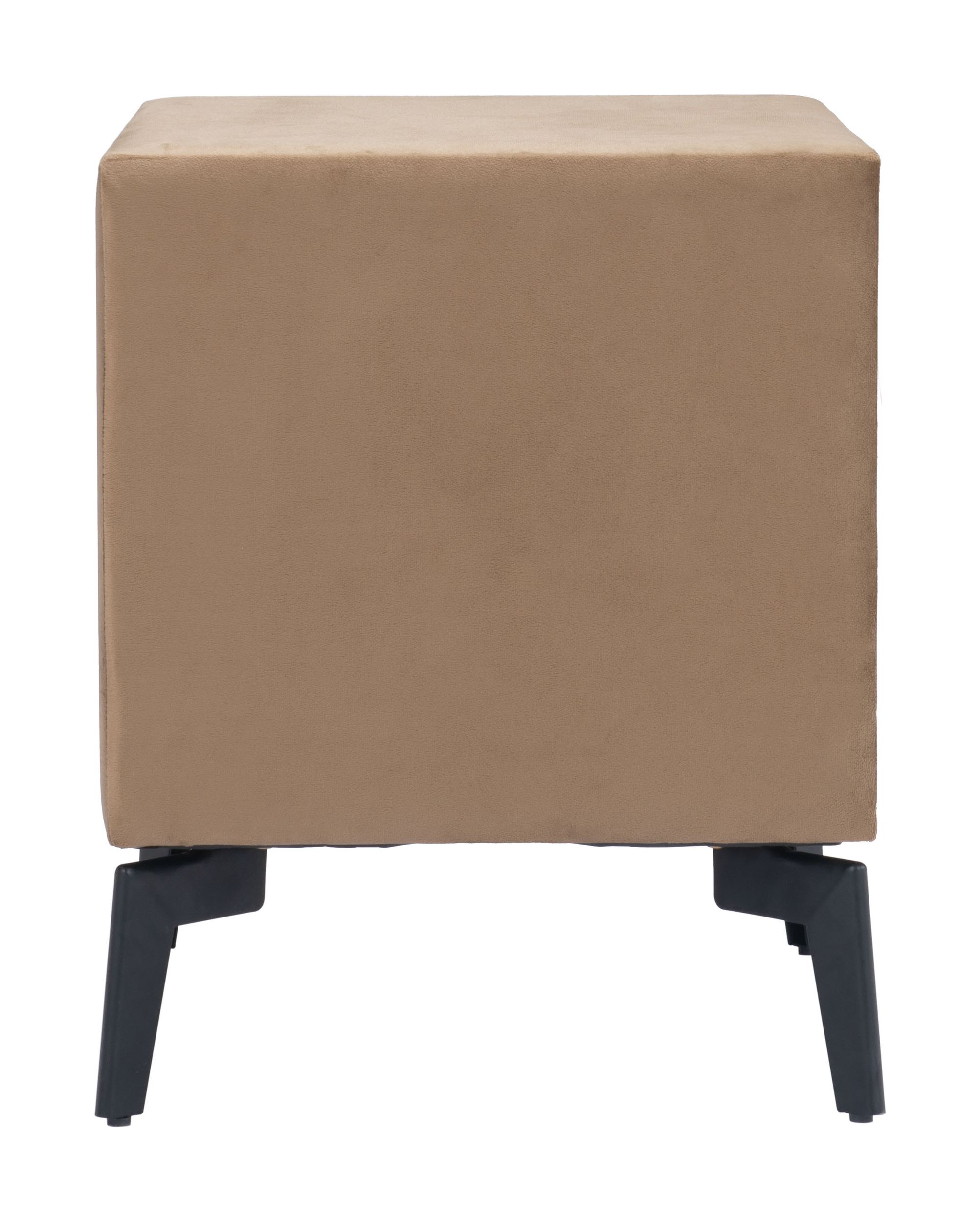Montana Rectangular Velvet Side Table w/2 Drawers