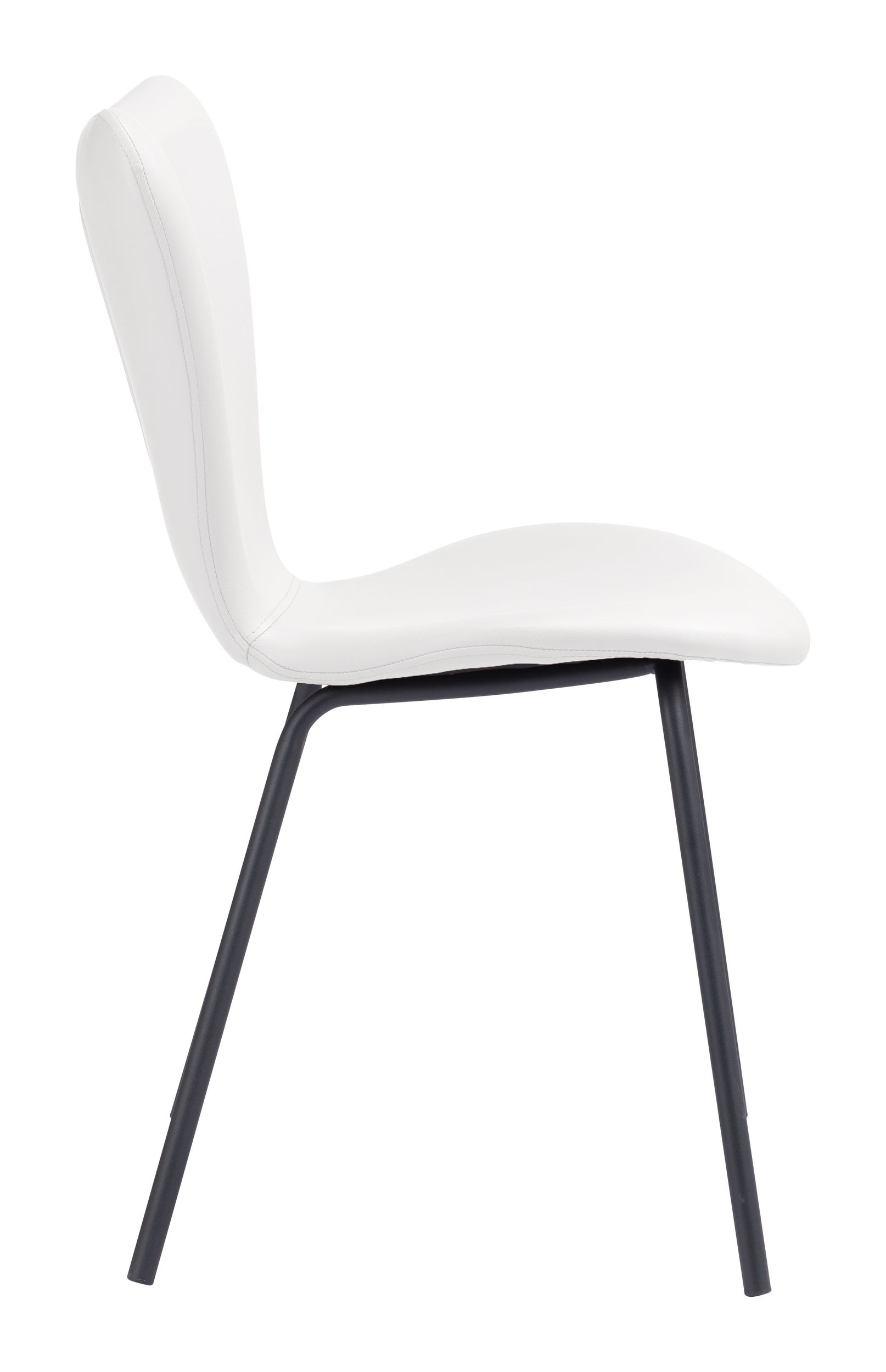 Torlo Faux Leather/Steel Dining Chair