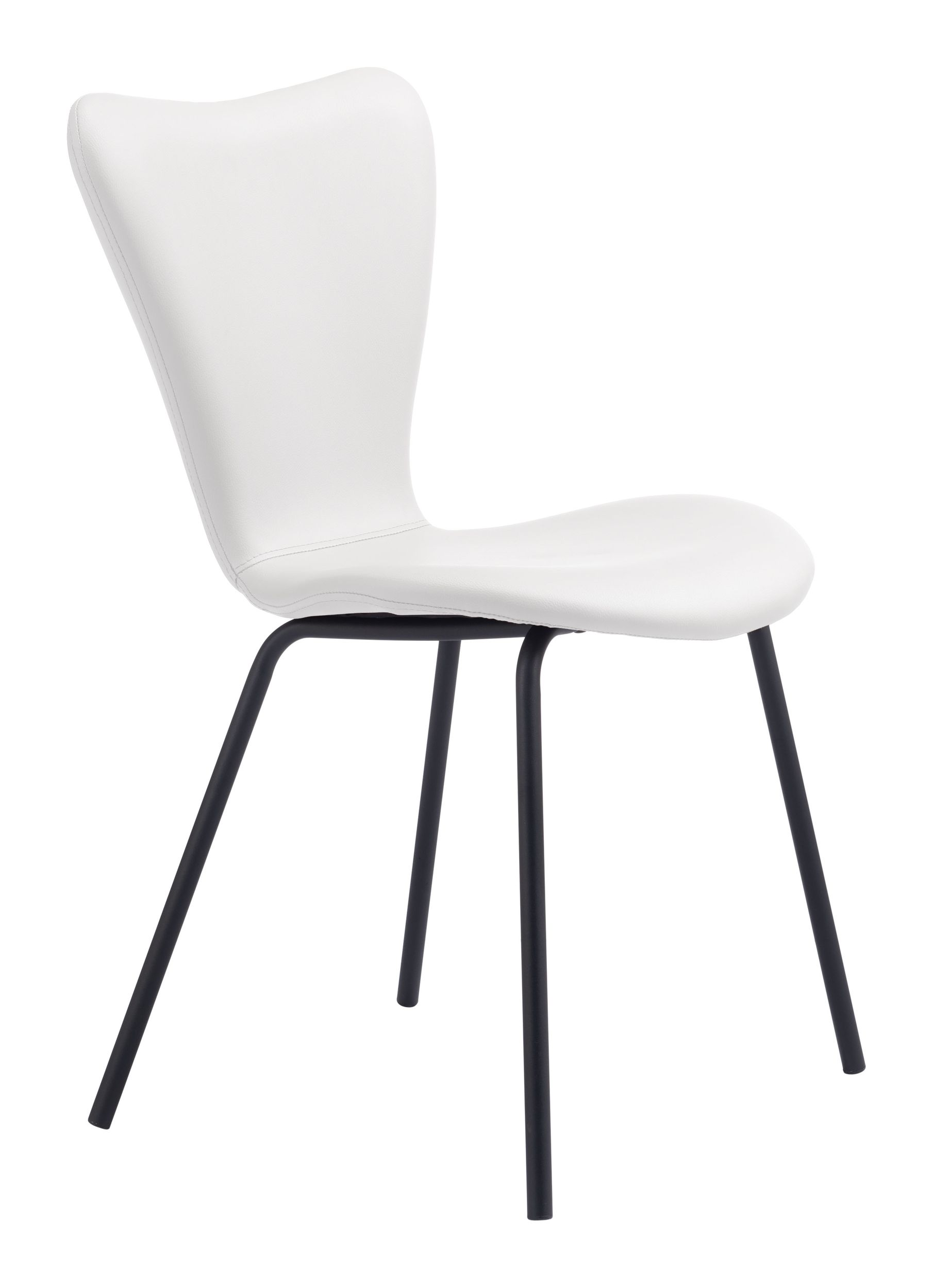 Torlo Faux Leather/Steel Dining Chair