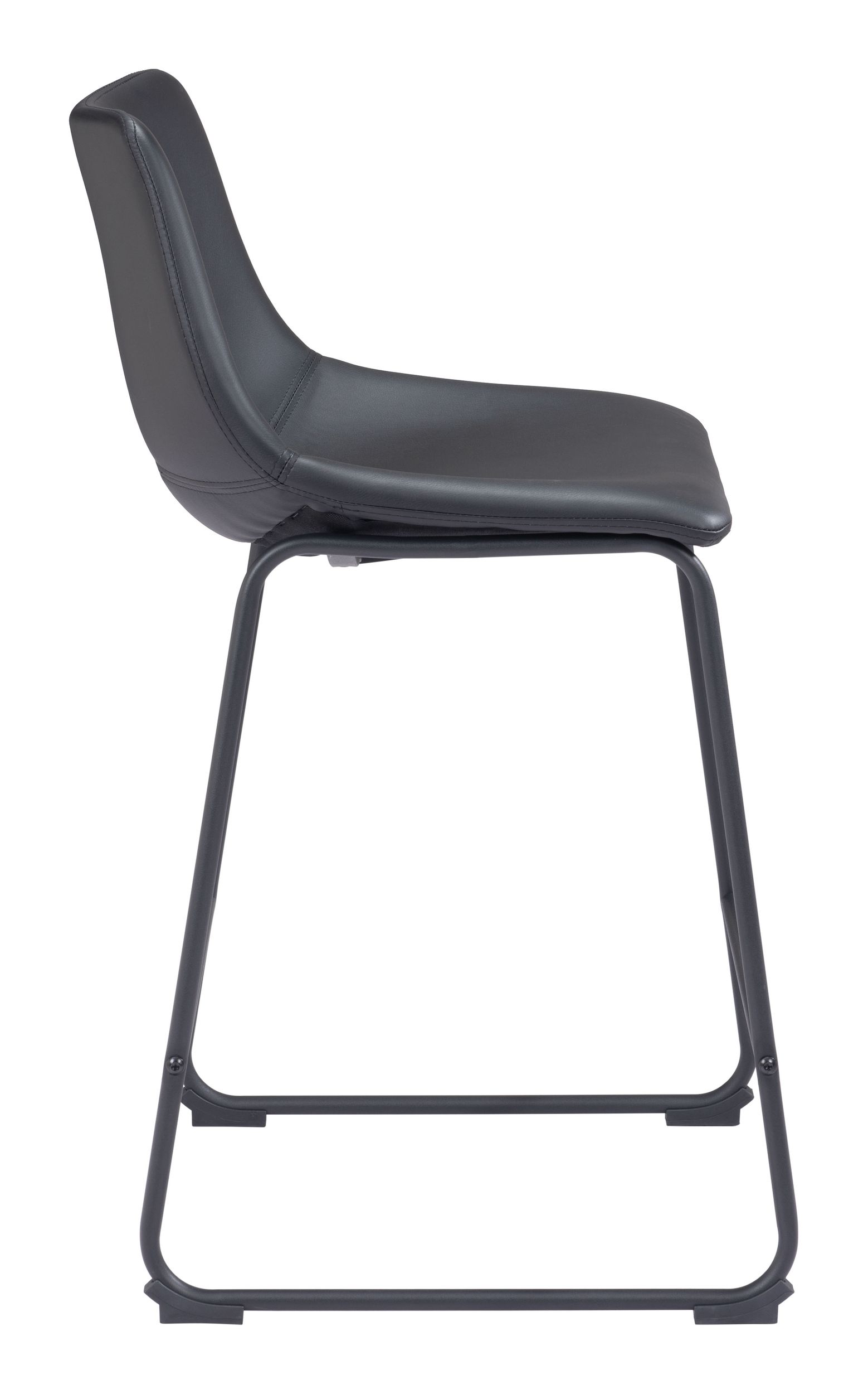 Smart Faux Leather/Steel Counter Stool