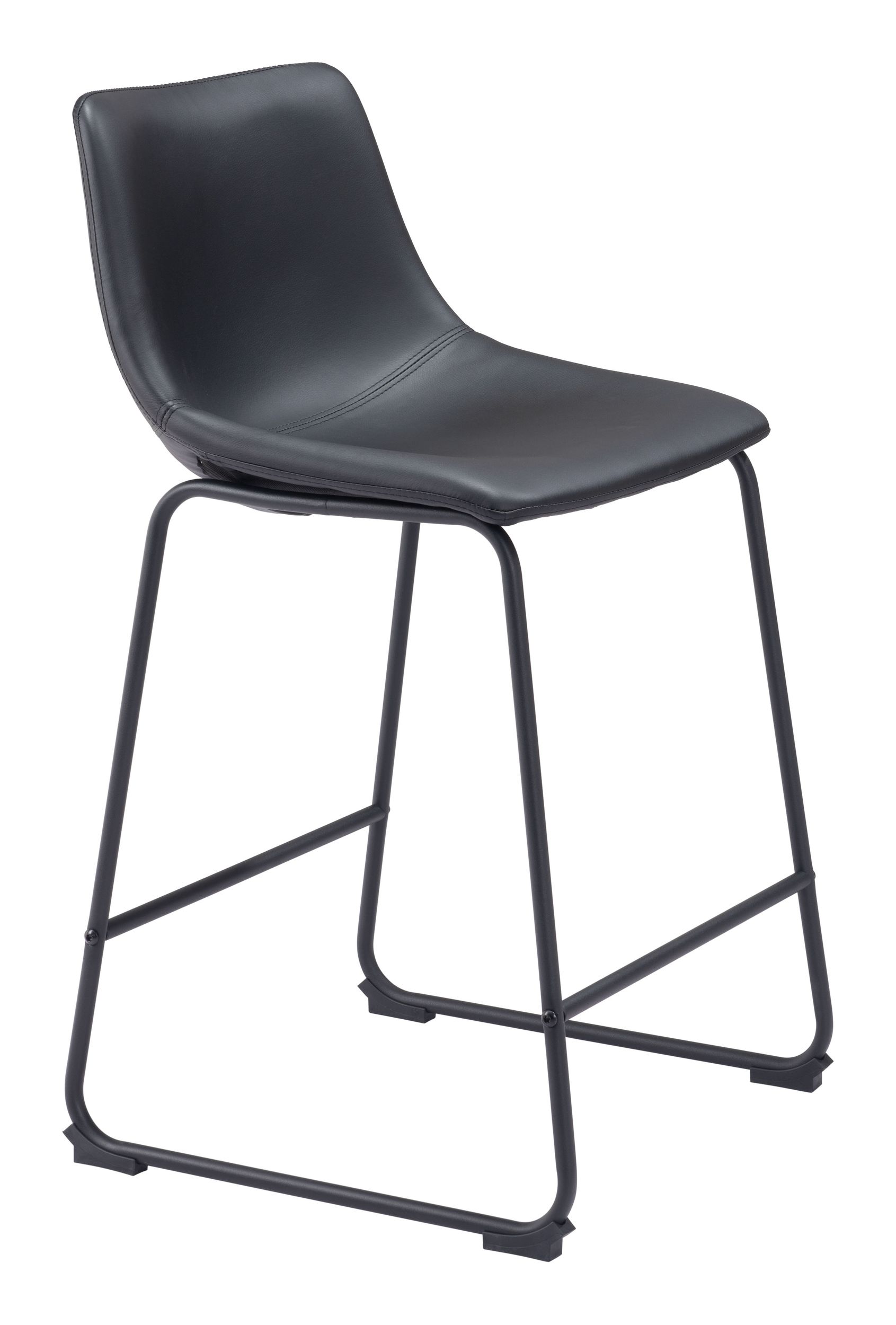 Smart Faux Leather/Steel Counter Stool