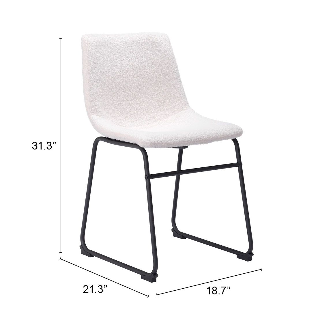 Smart Polyester/Steel Dining Chair