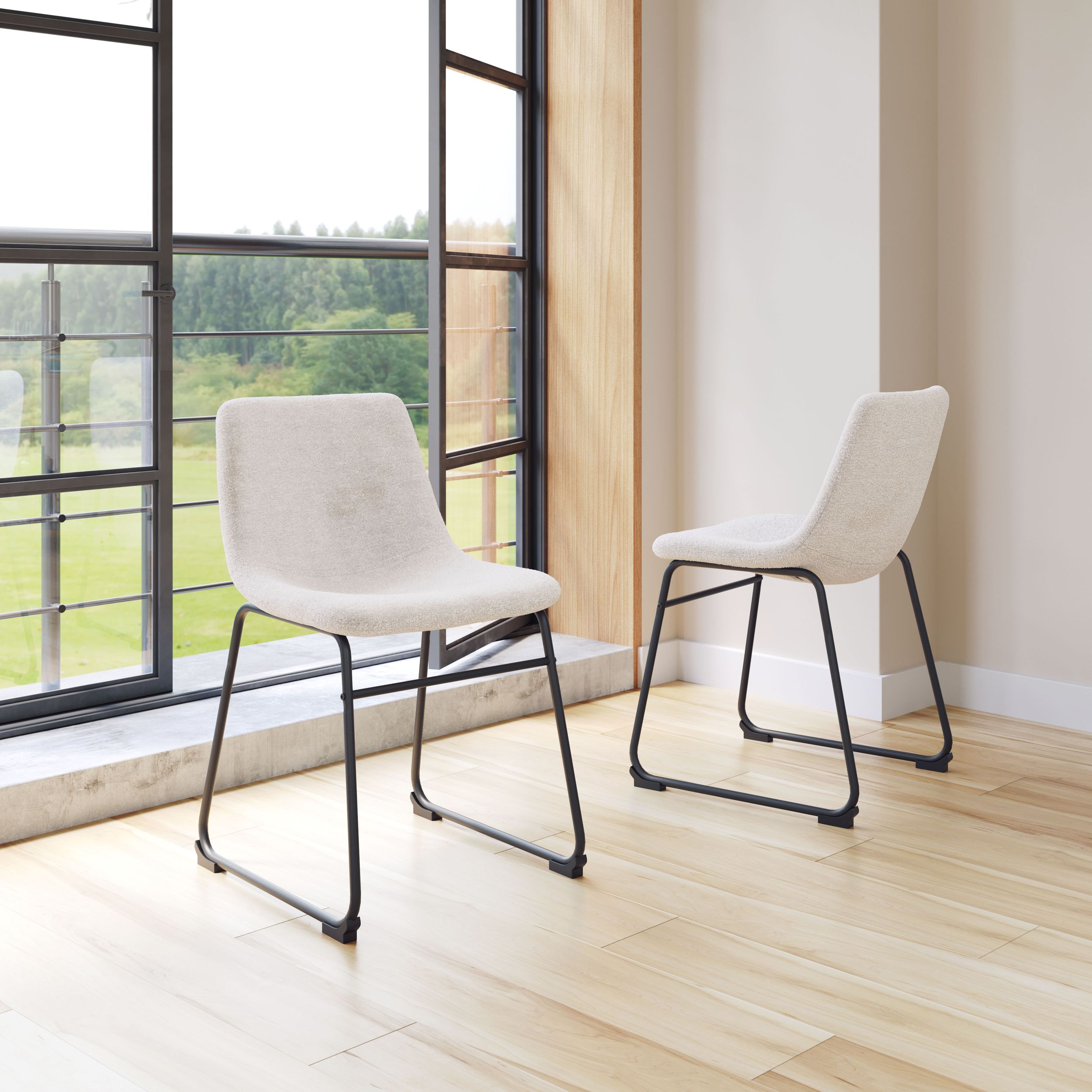 Smart Polyester/Steel Dining Chair