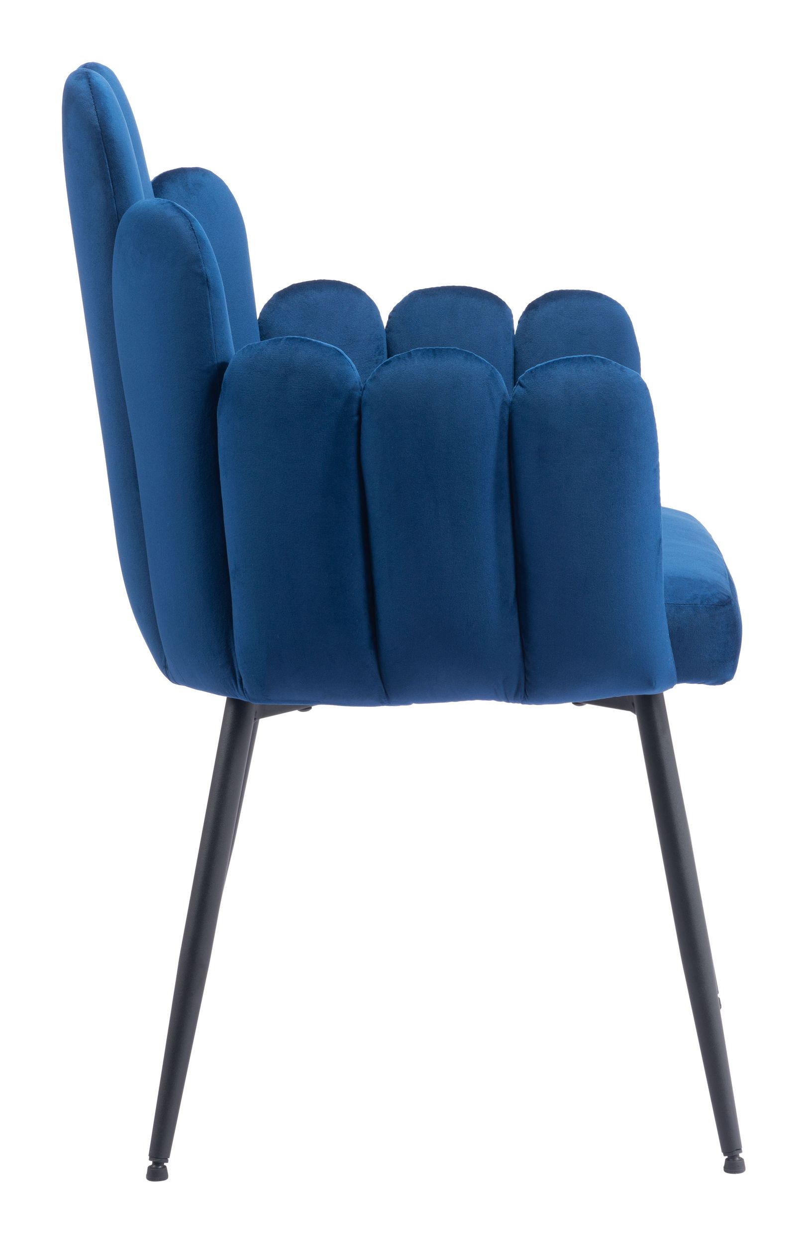 Noosa Velvet/Steel Dining Chair