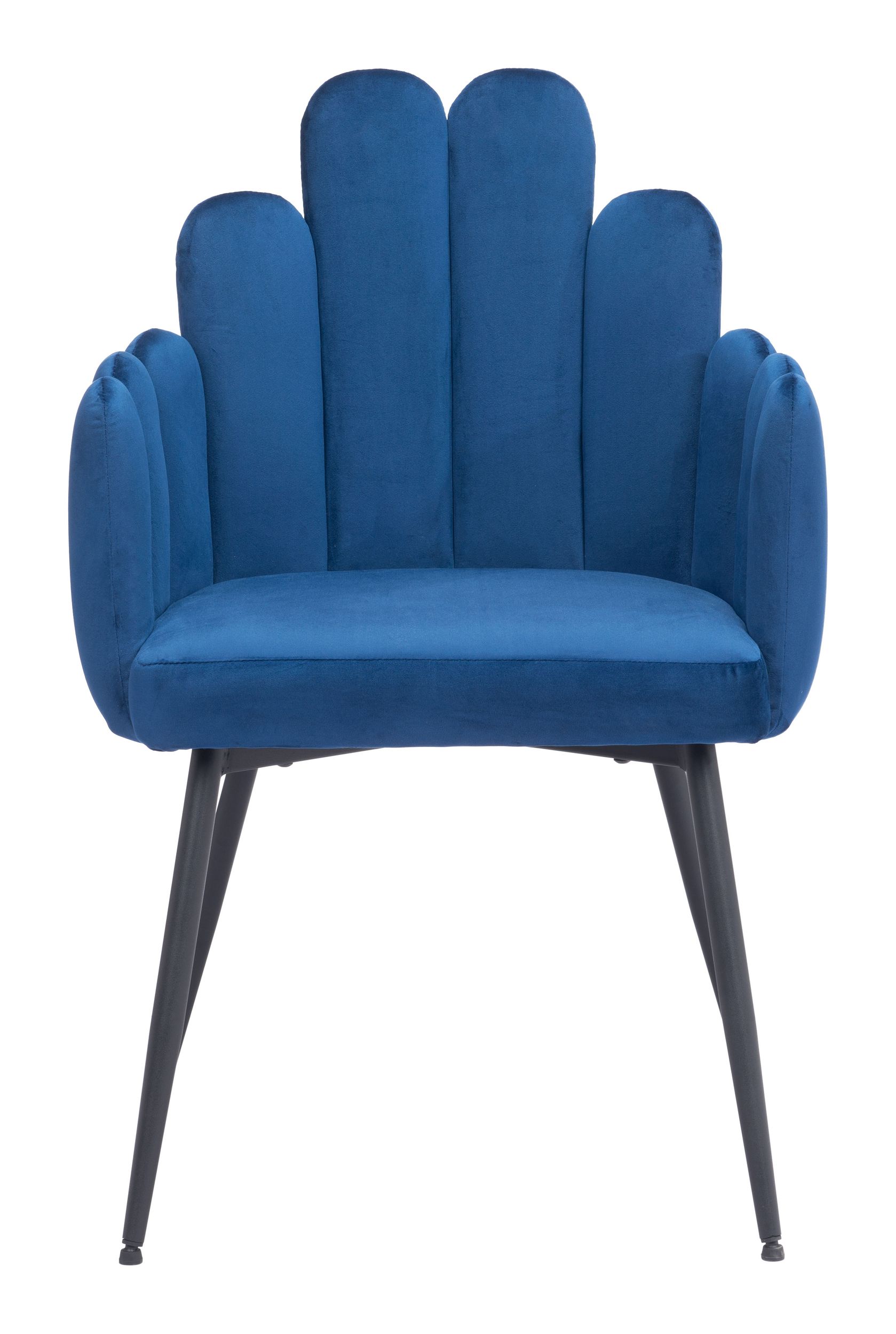 Noosa Velvet/Steel Dining Chair