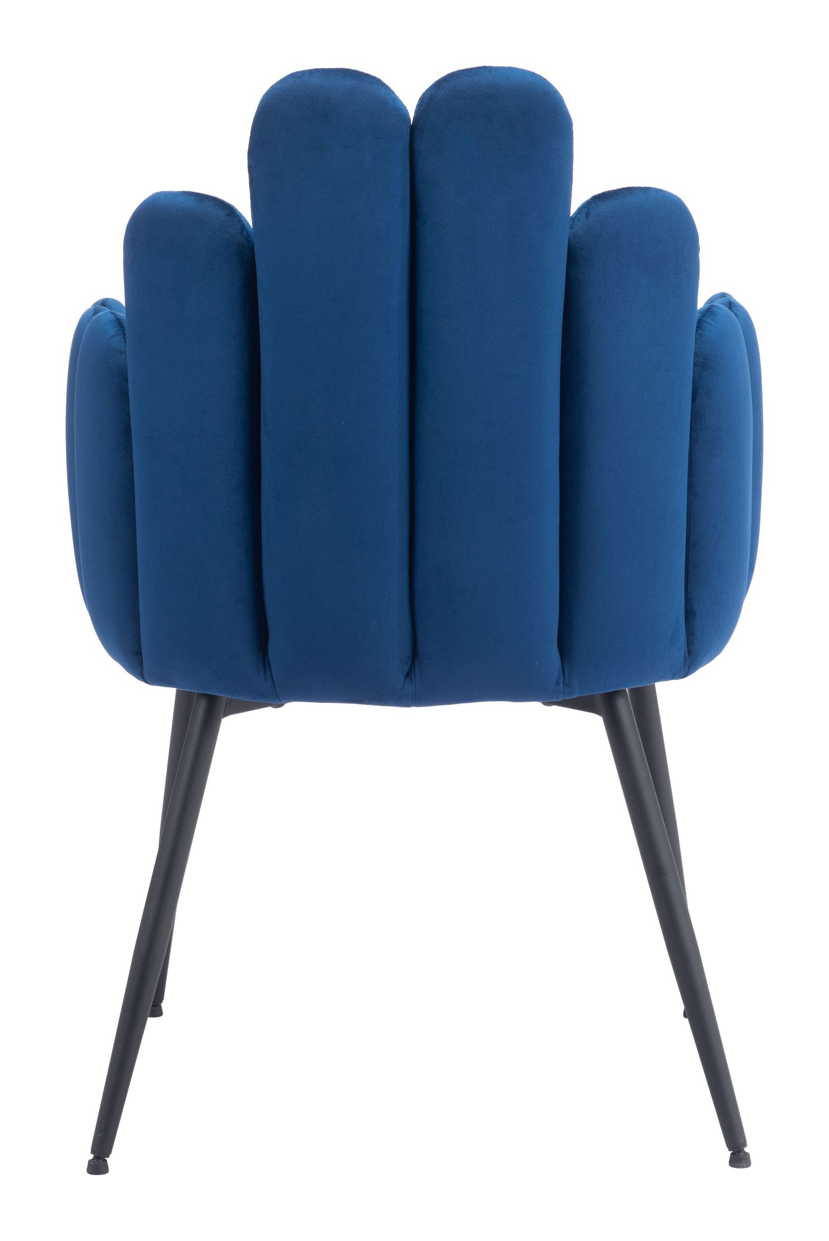 Noosa Velvet/Steel Dining Chair