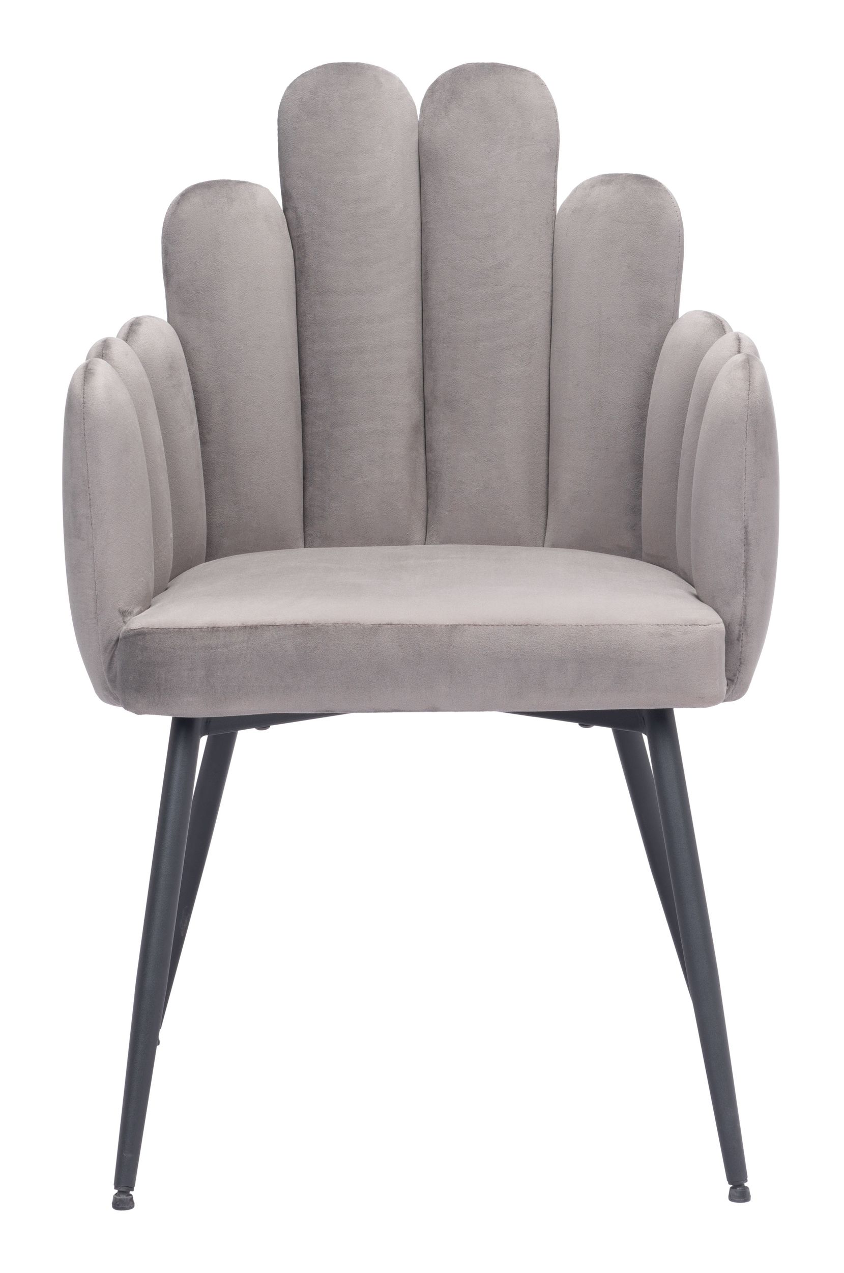 Noosa Velvet/Steel Dining Chair